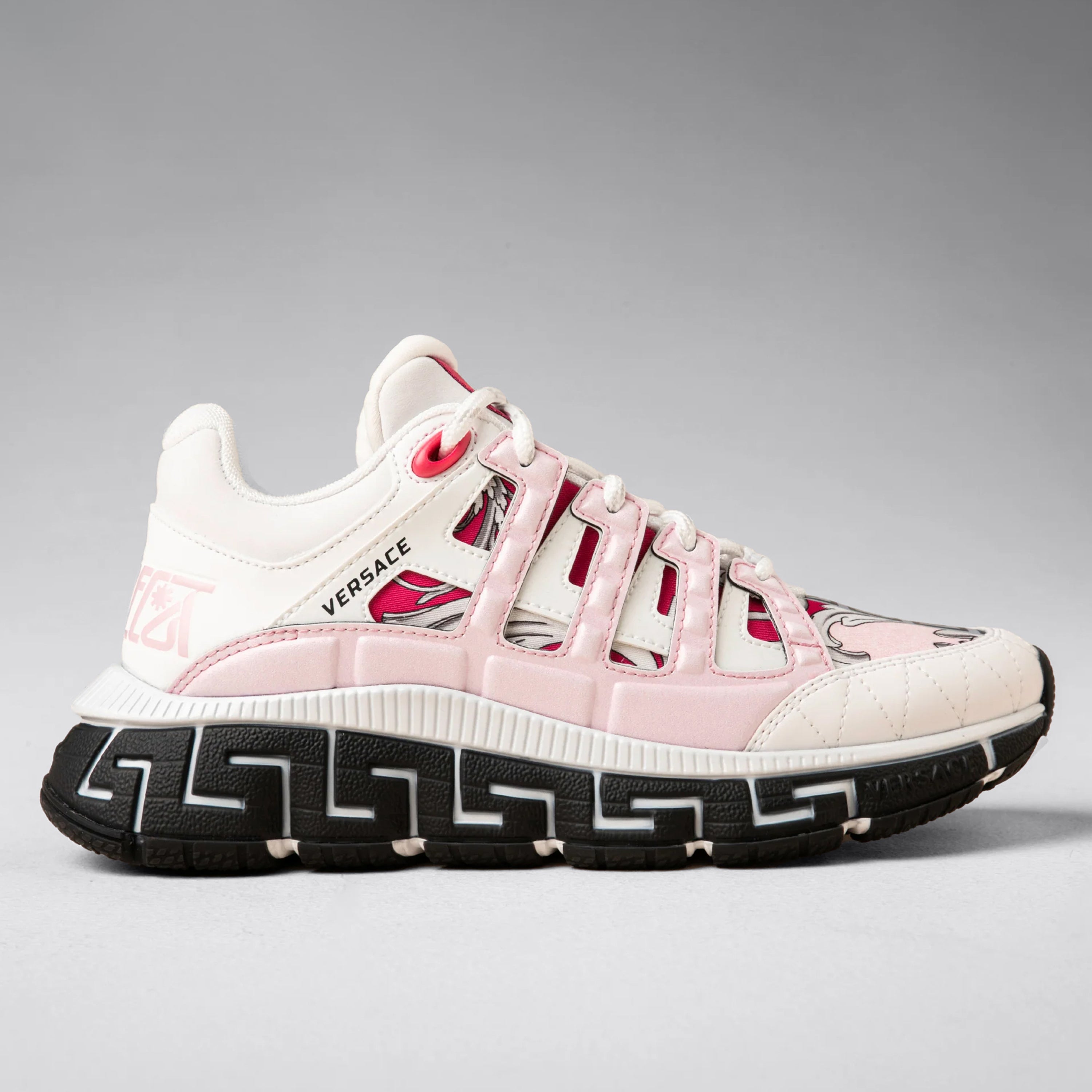 Sneakers Blanco Rosa Versace Trigreca