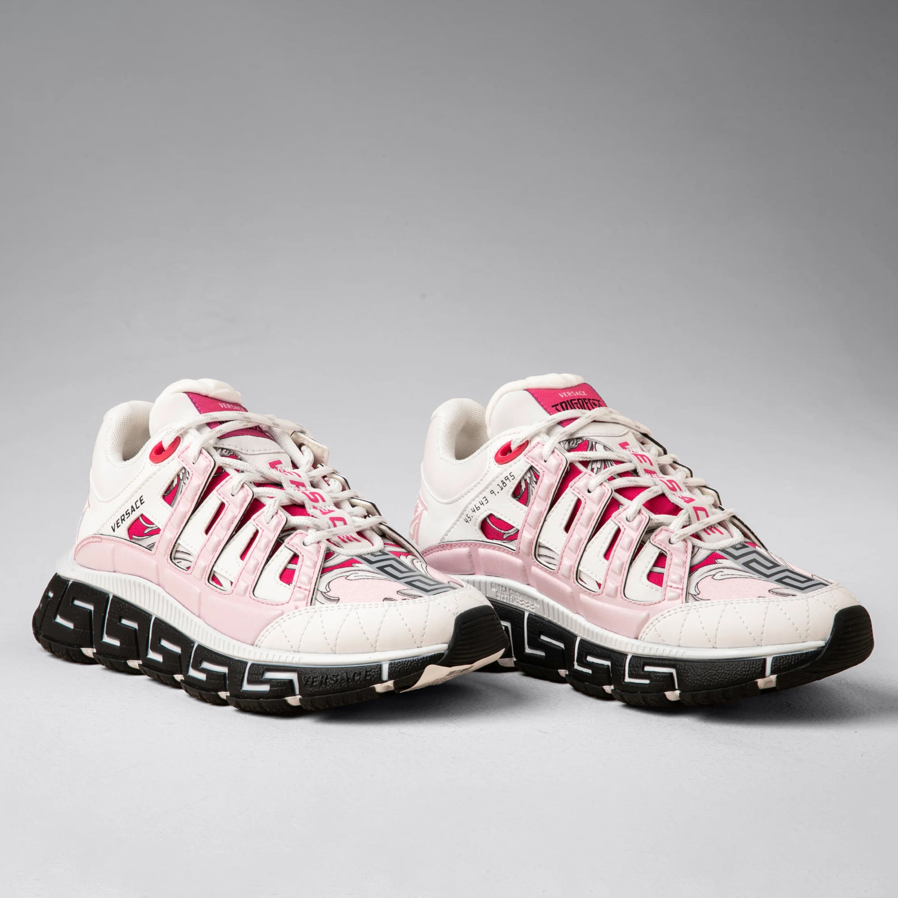 Sneakers Blanco Rosa Versace Trigreca