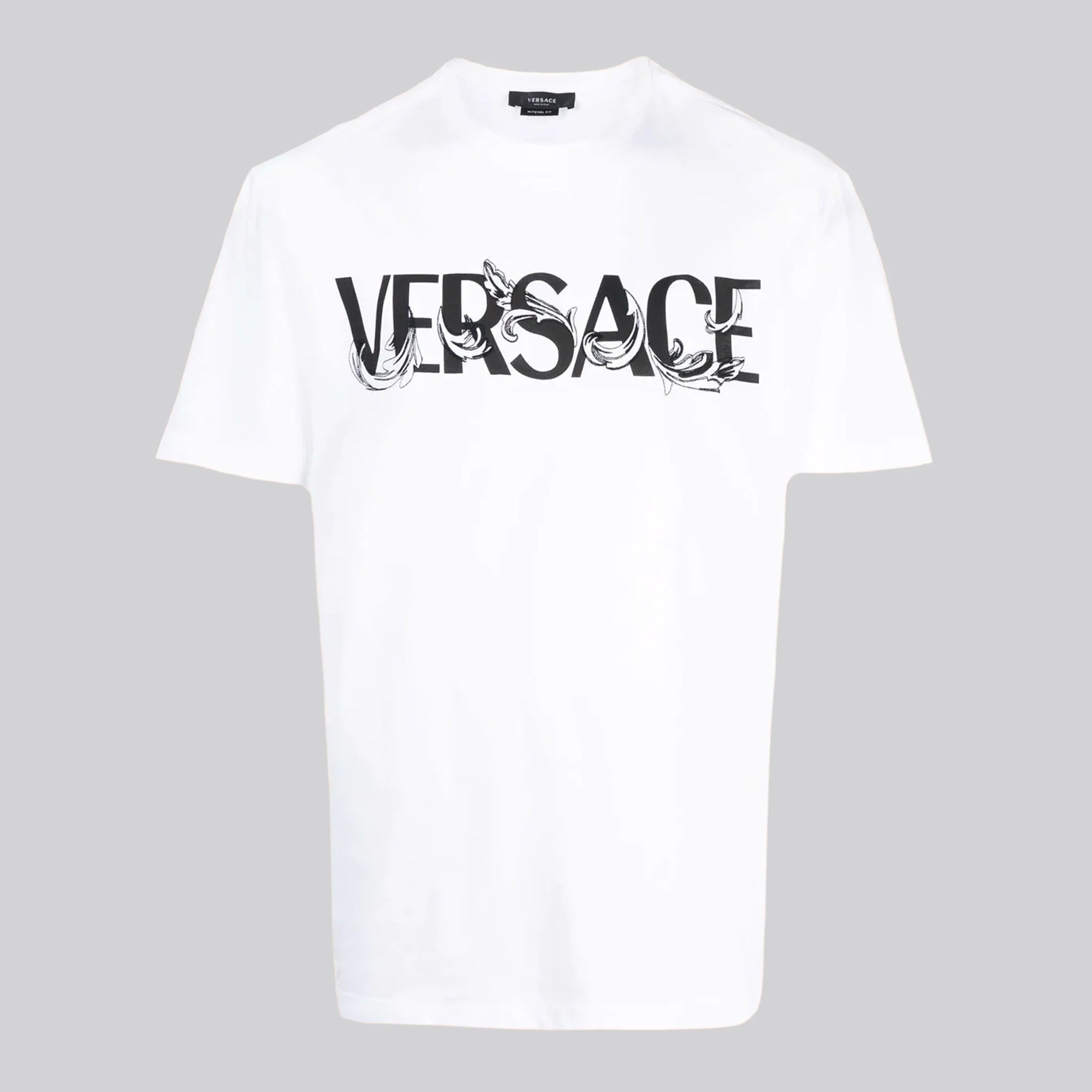 Camiseta Blanca Versace Logo