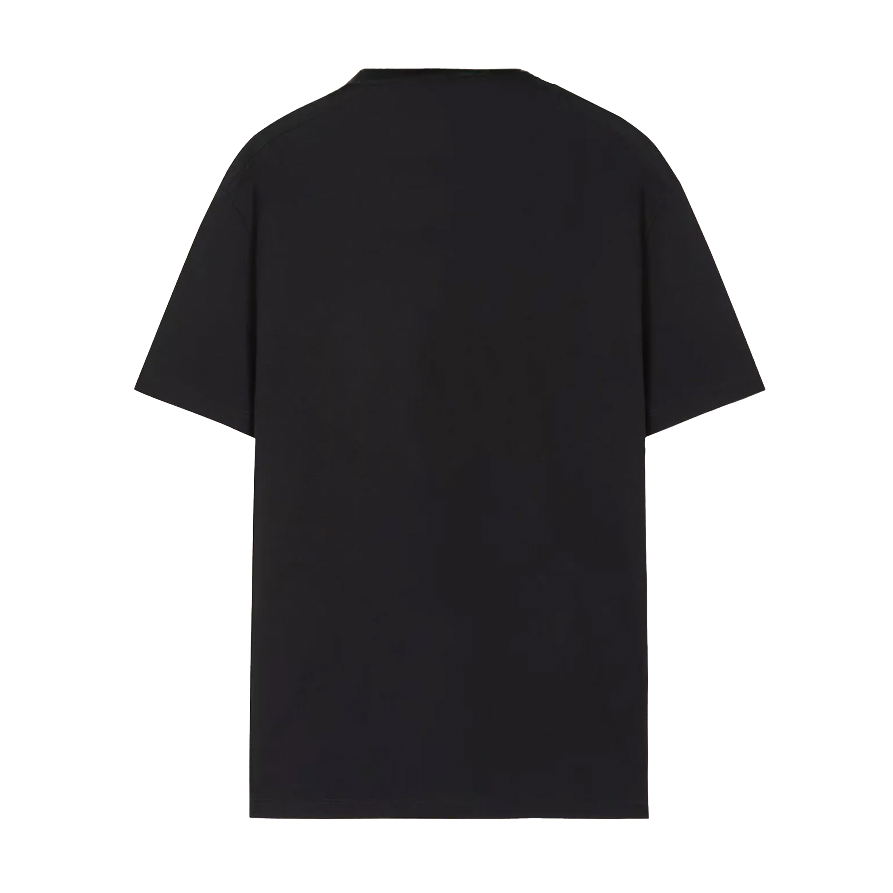 Camiseta Negra Versace Crystal Logo