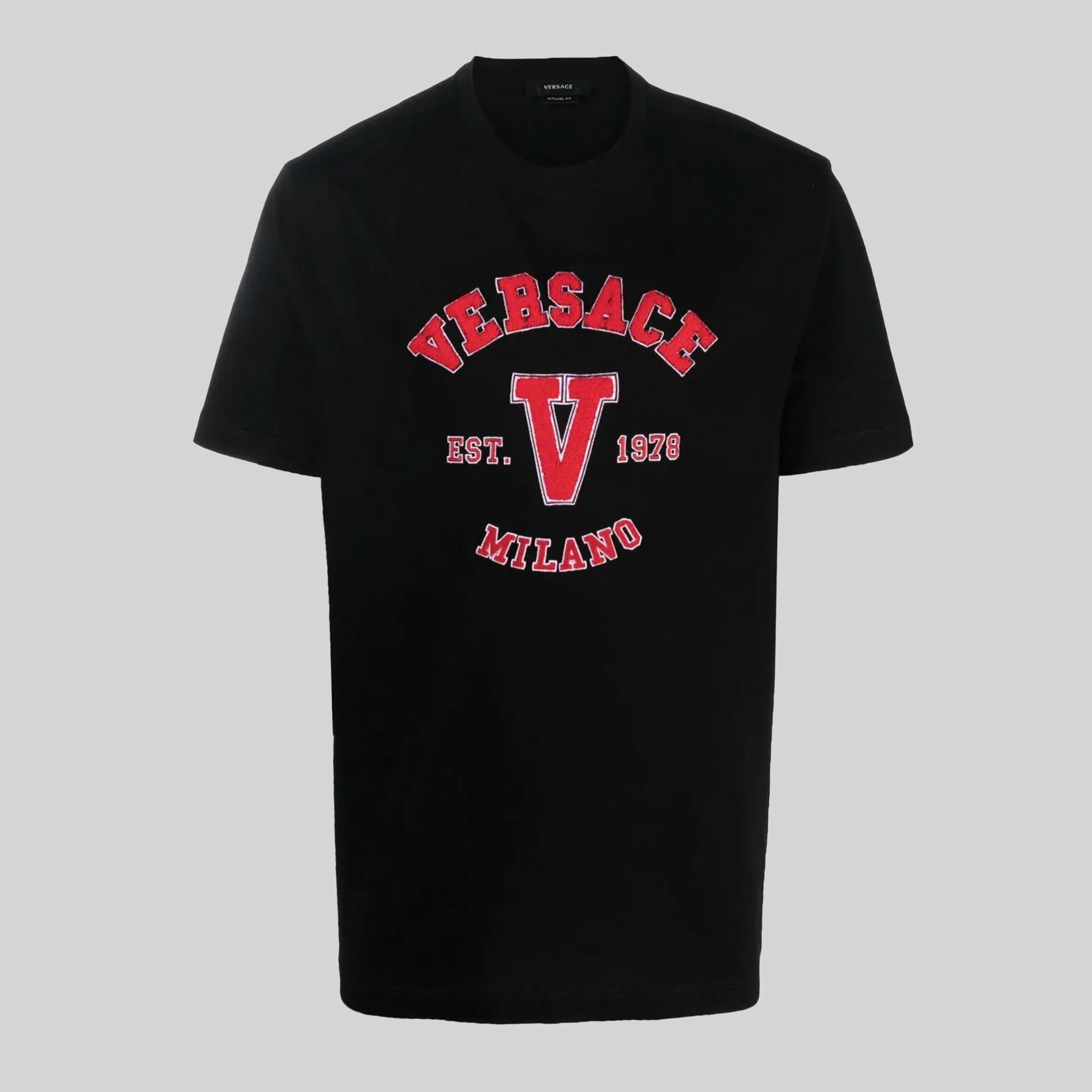 Camiseta Negra Versace Est 1978