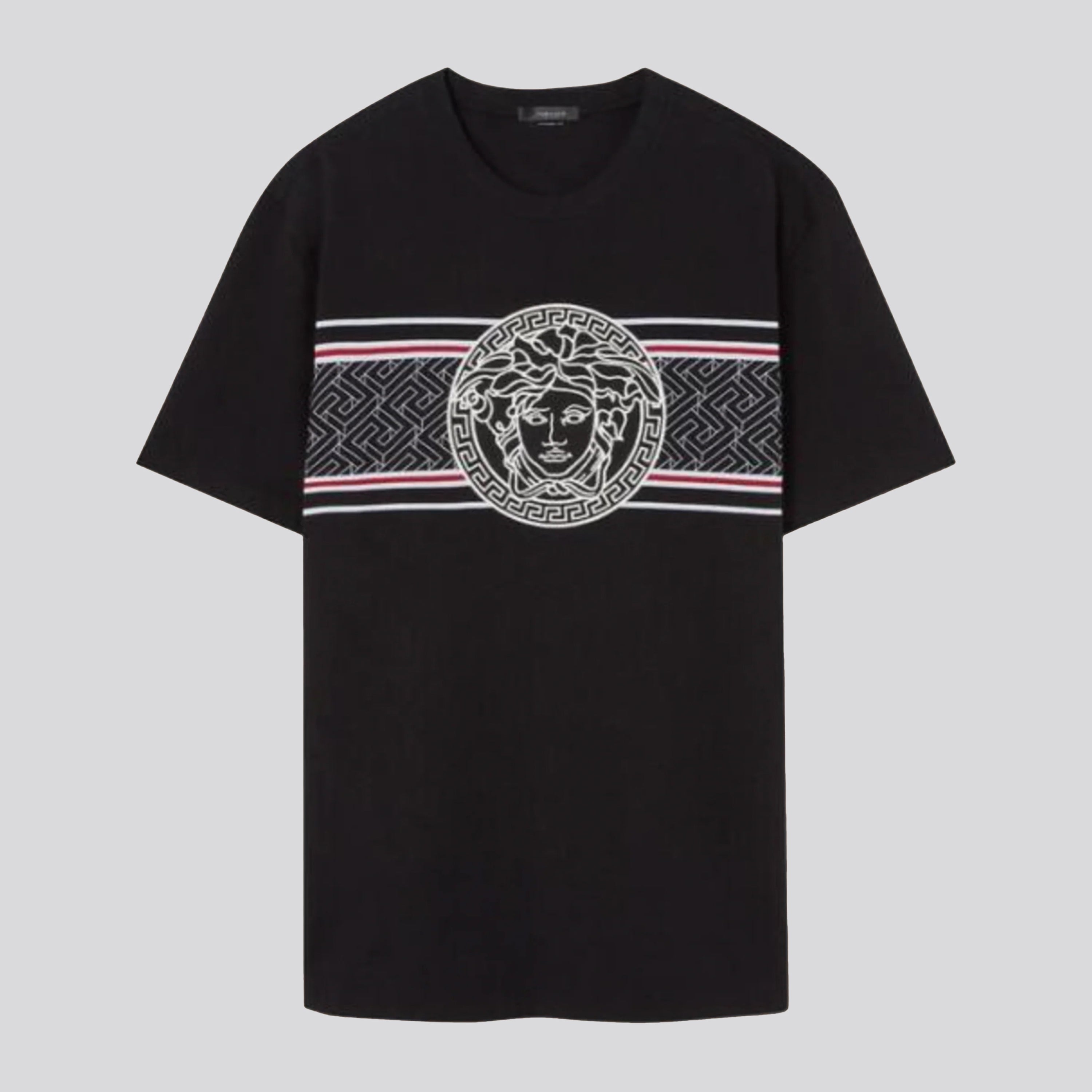 Camiseta Negra Versace Medusa