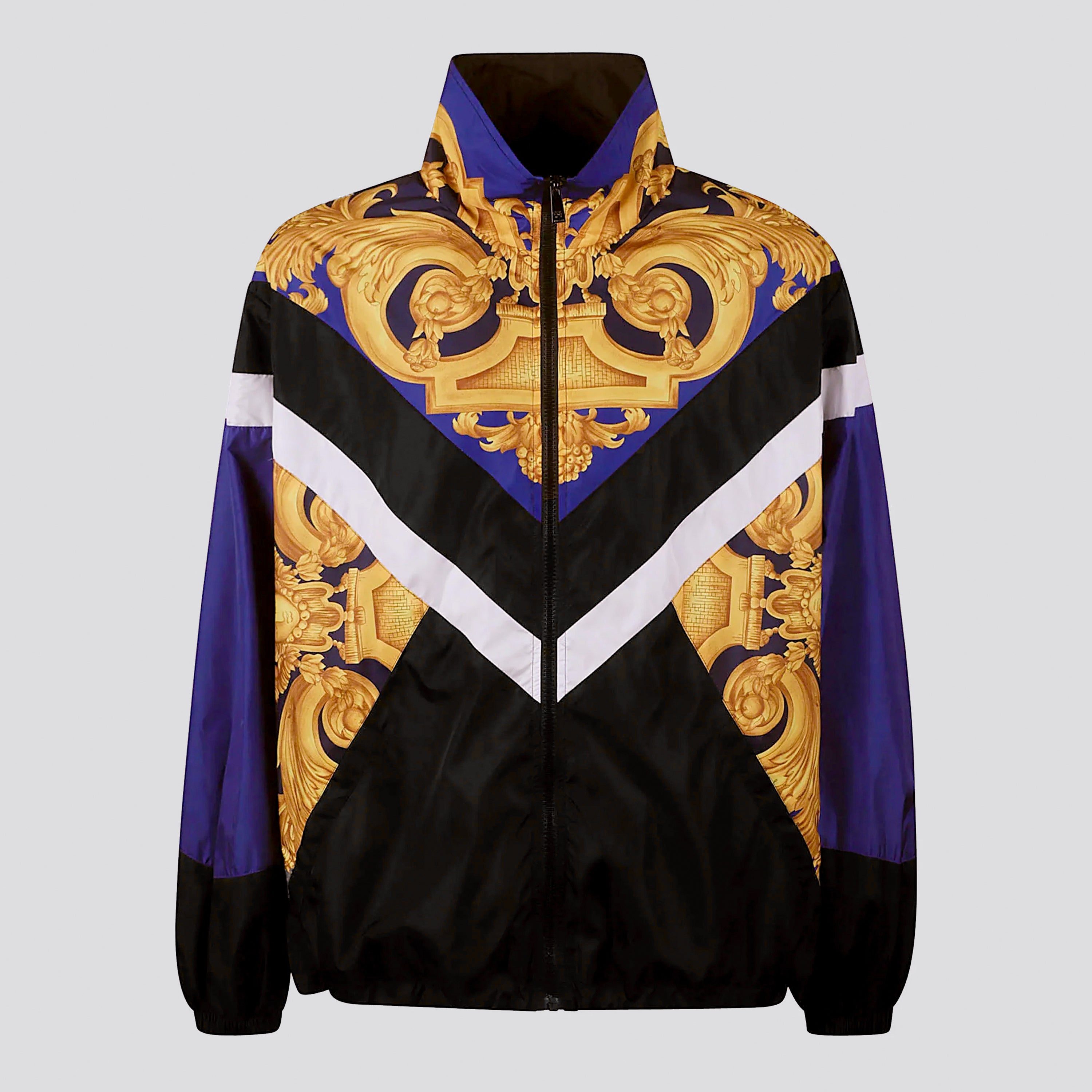 Chaqueta Navy Versace Heritage Print