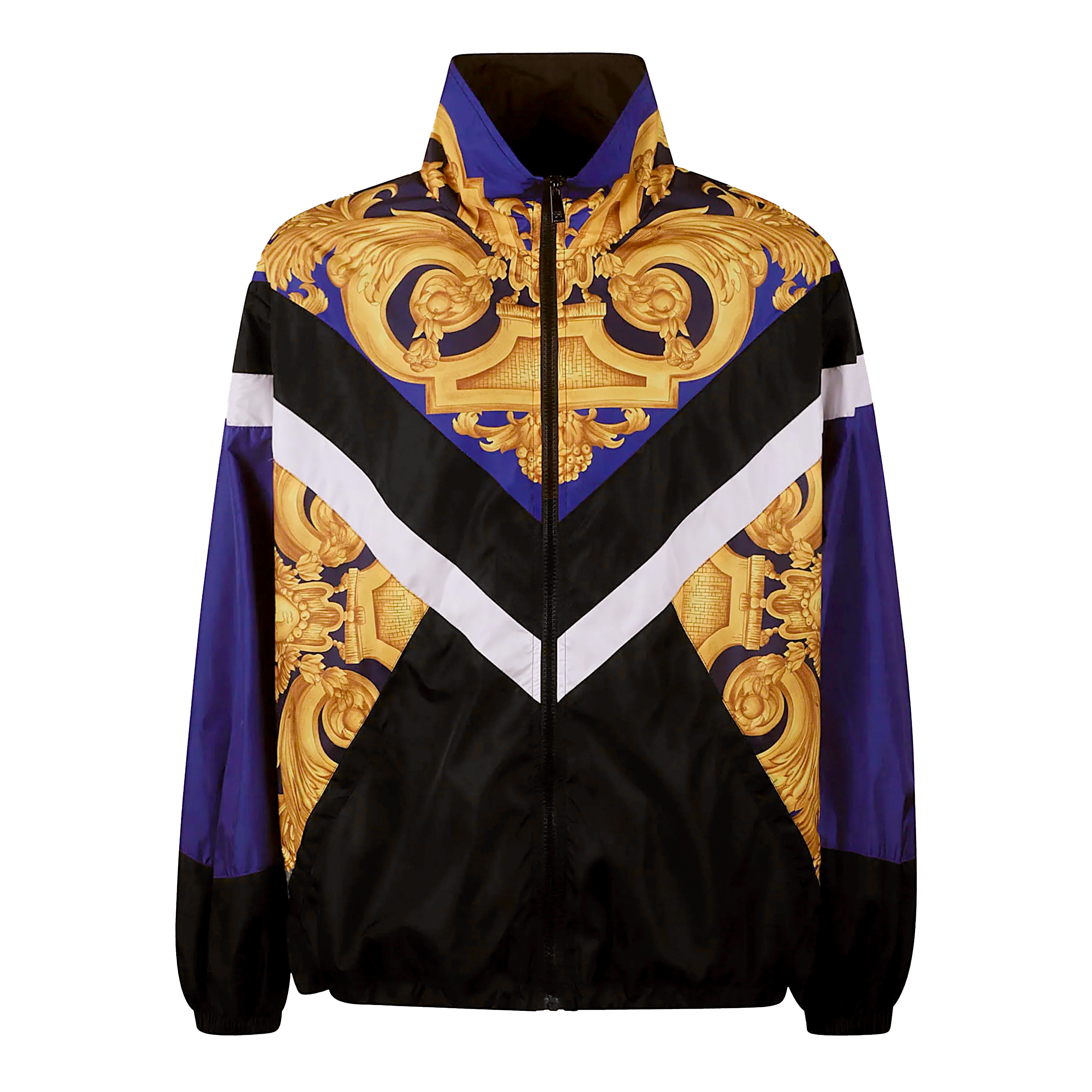 Chaqueta Navy Versace Heritage Print