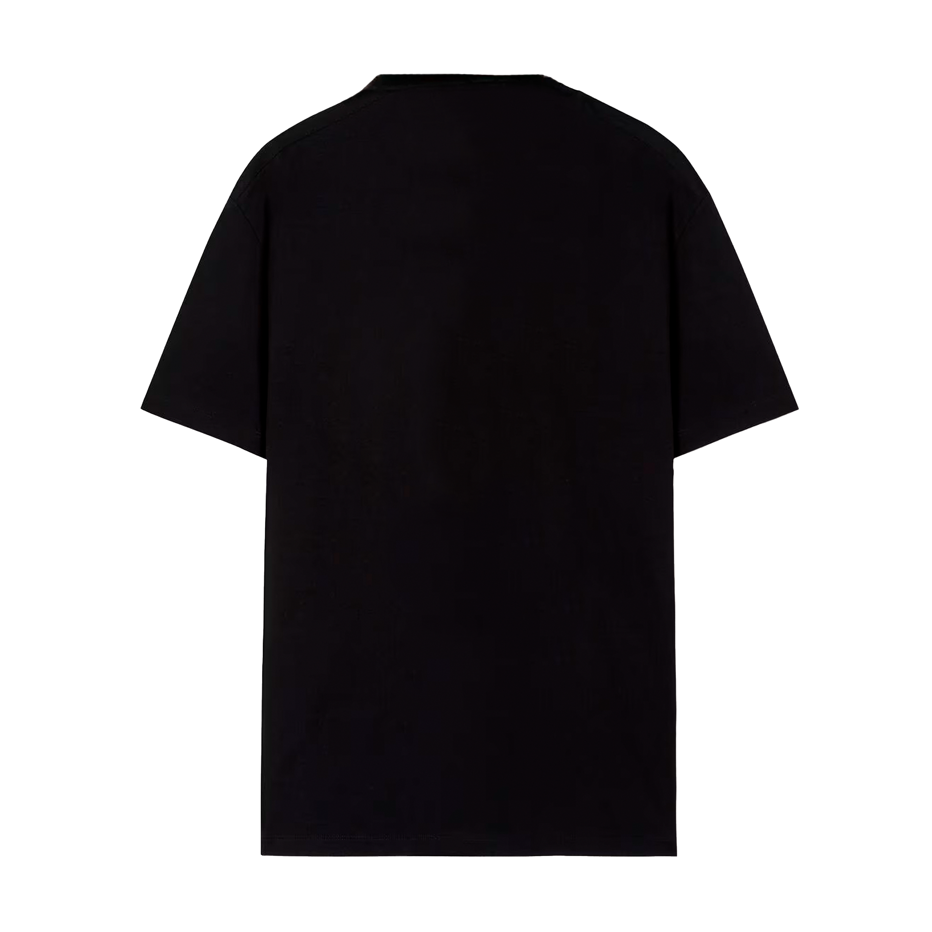 Camiseta Negra Versace Double Logo