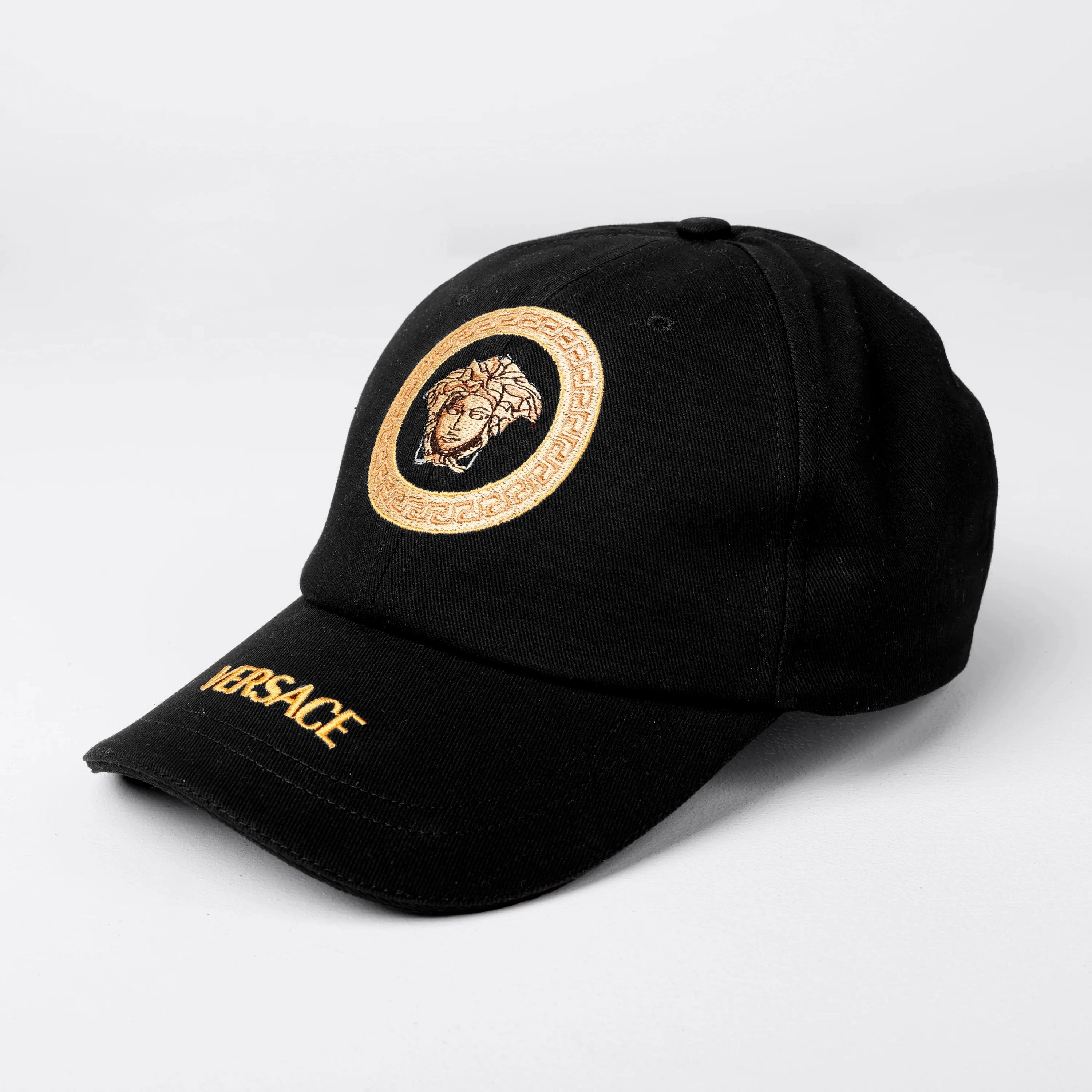 Gorra Negro-Dorado Versace Medusa