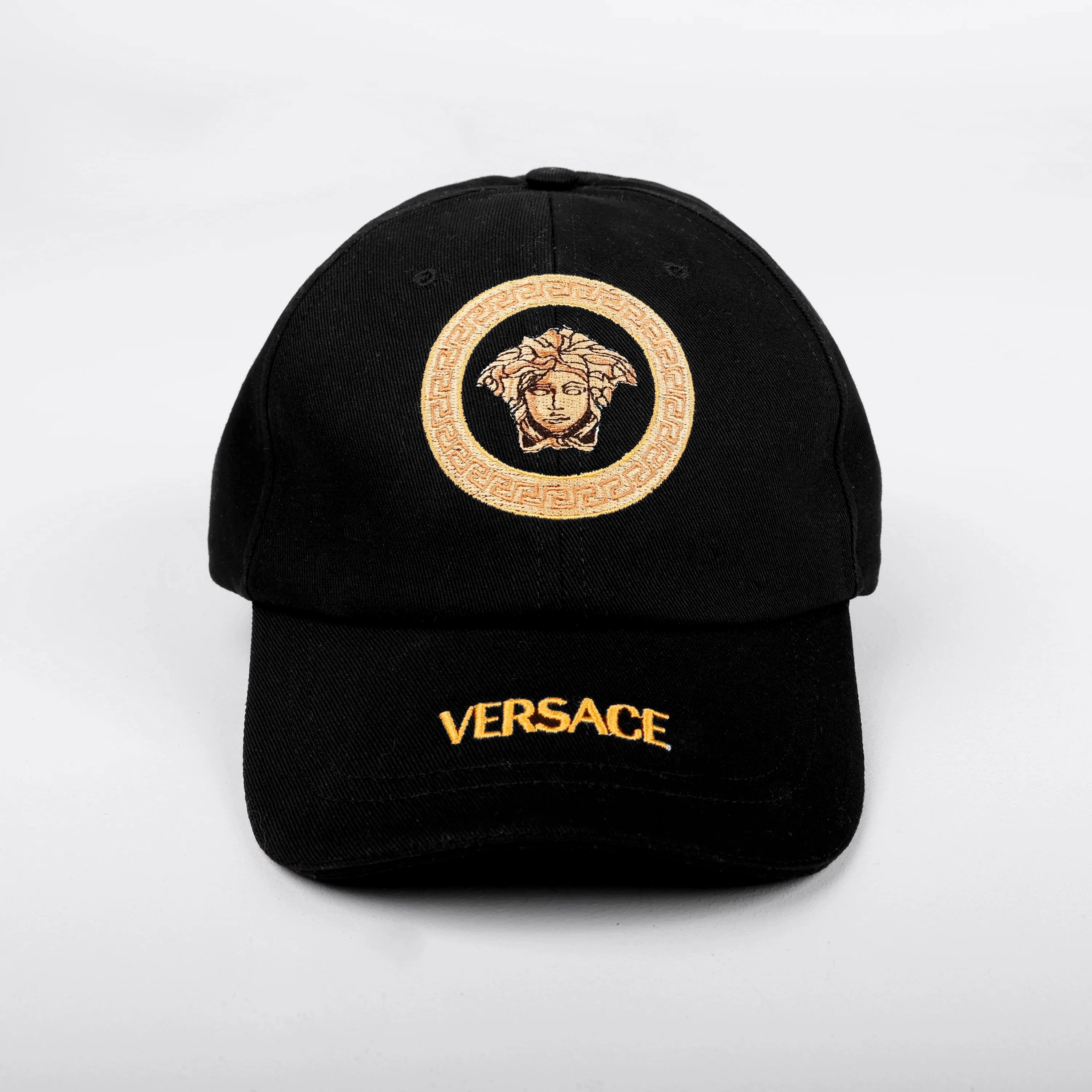 Gorra Negro-Dorado Versace Medusa