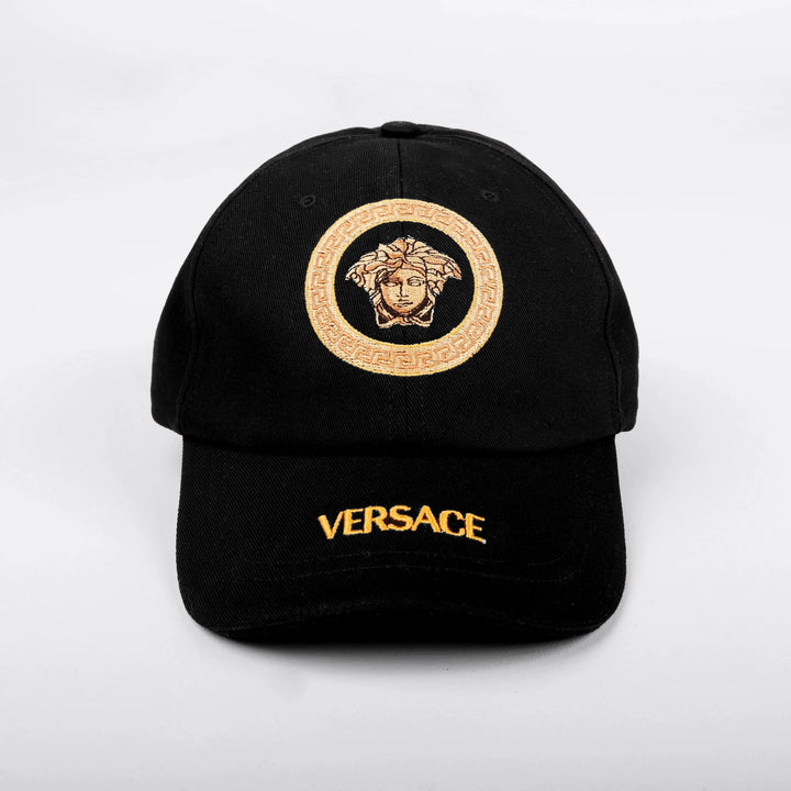 Gorra Negro Dorado Versace Medusa