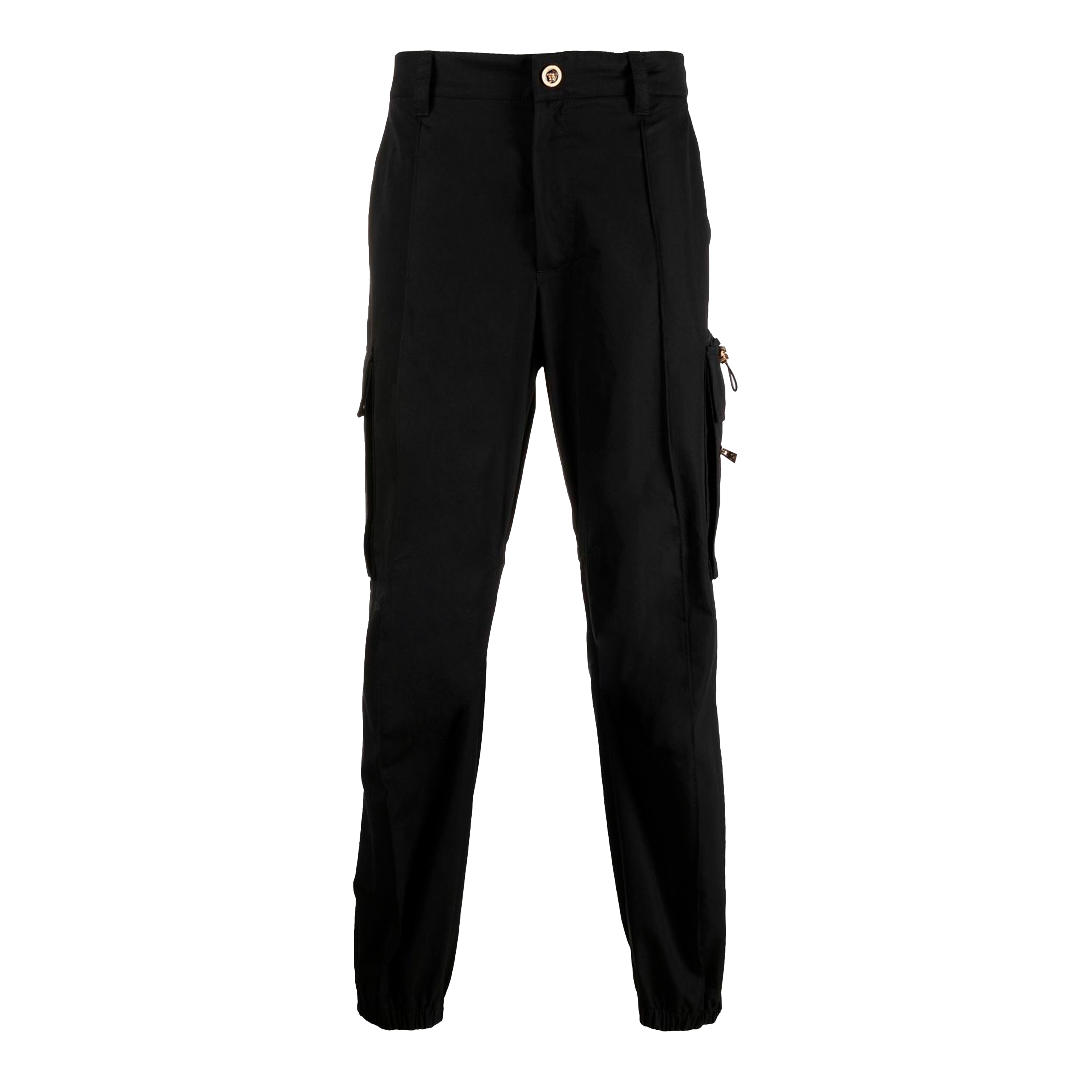 Pantalón Cargo Negro Versace Medusa Pocket