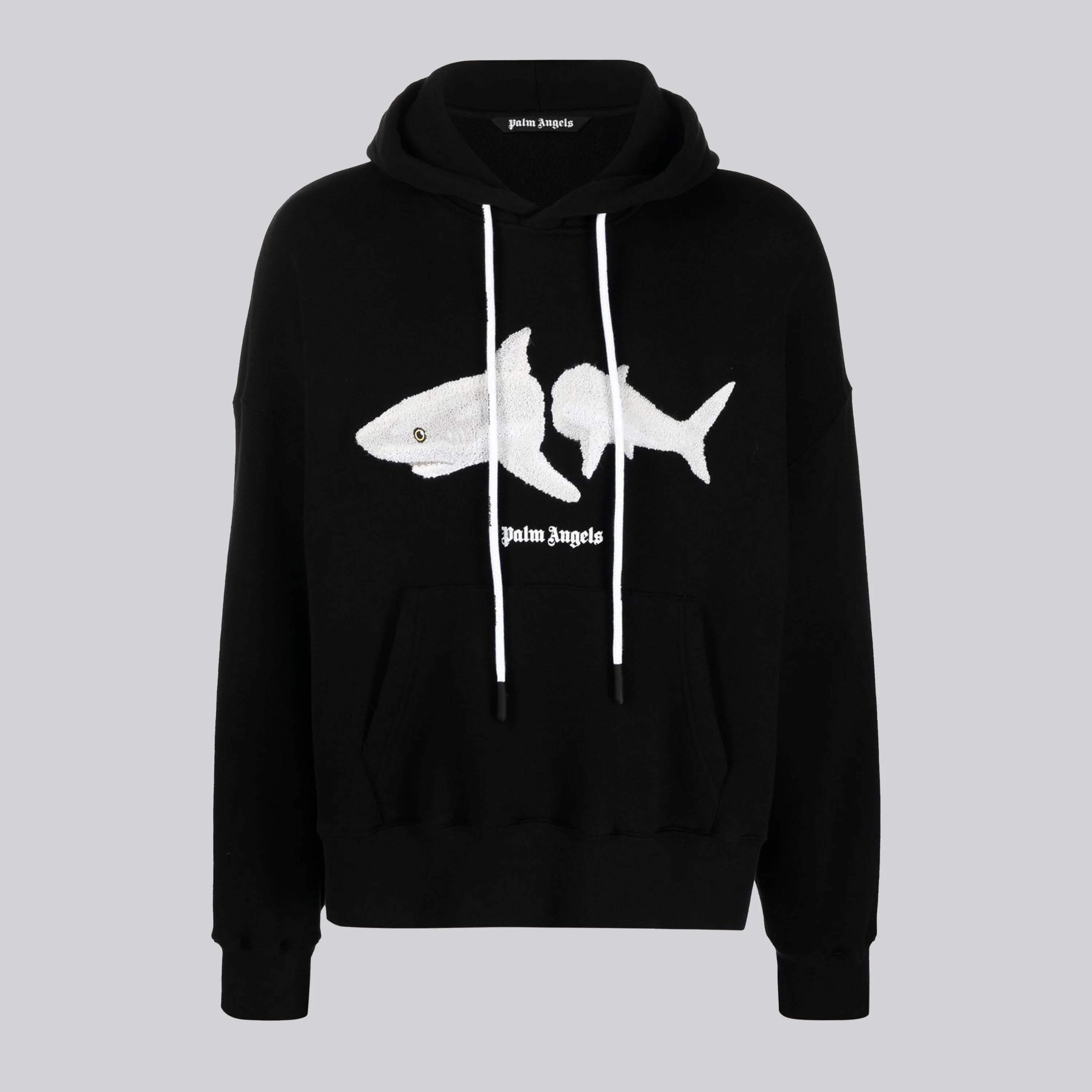 Buzo Tipo Hoodie Negro Palm Angels Shark