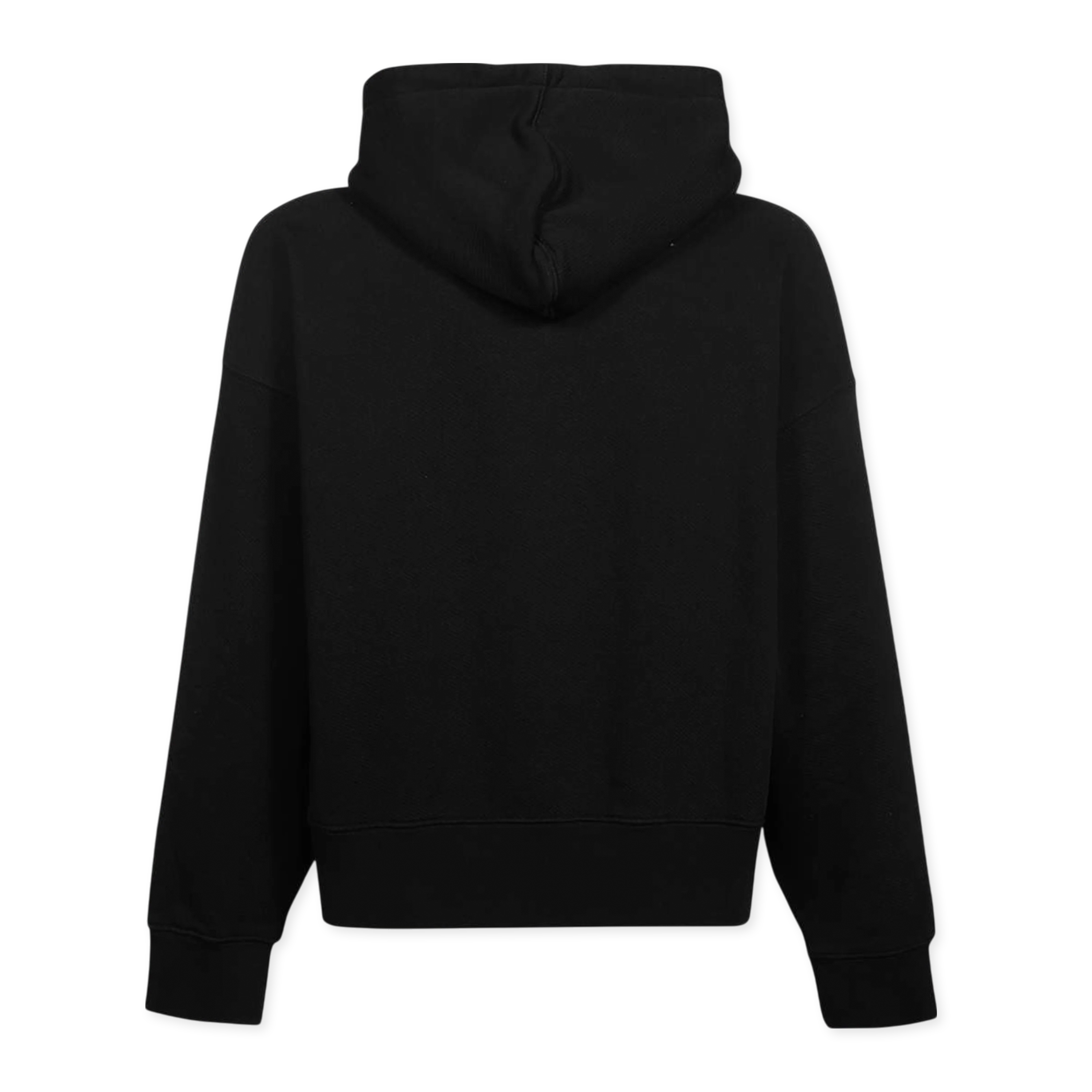 Buzo Tipo Hoodie Negro Curved Logo