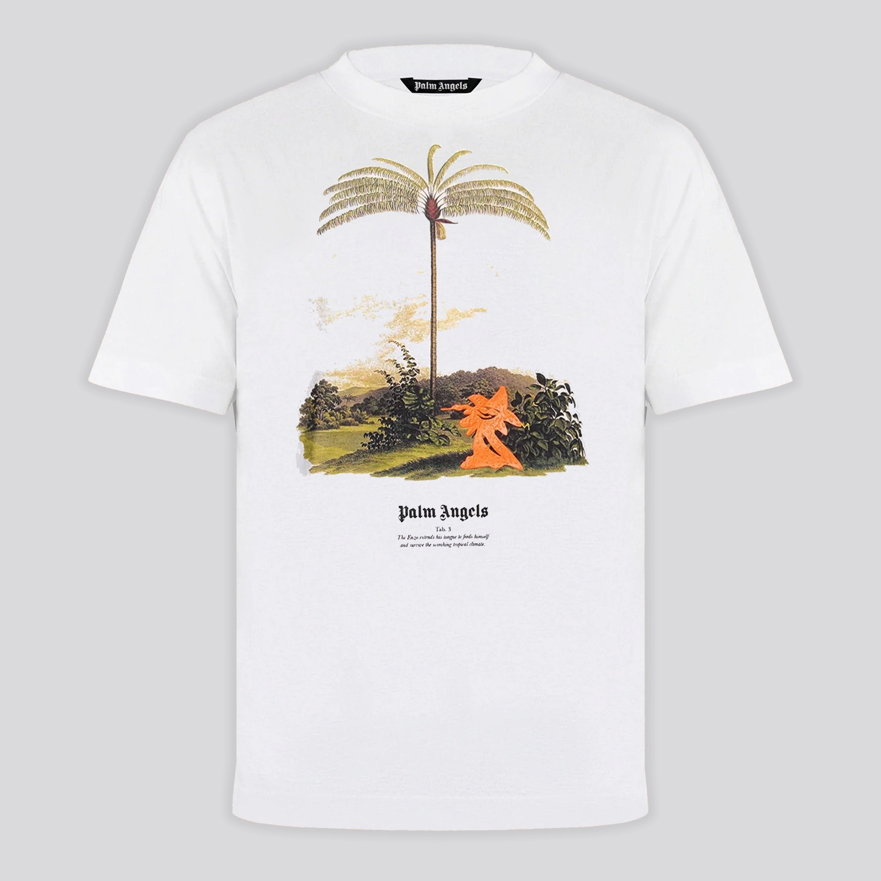 Camiseta Blanca Palm Angels Enzo From The Tropics