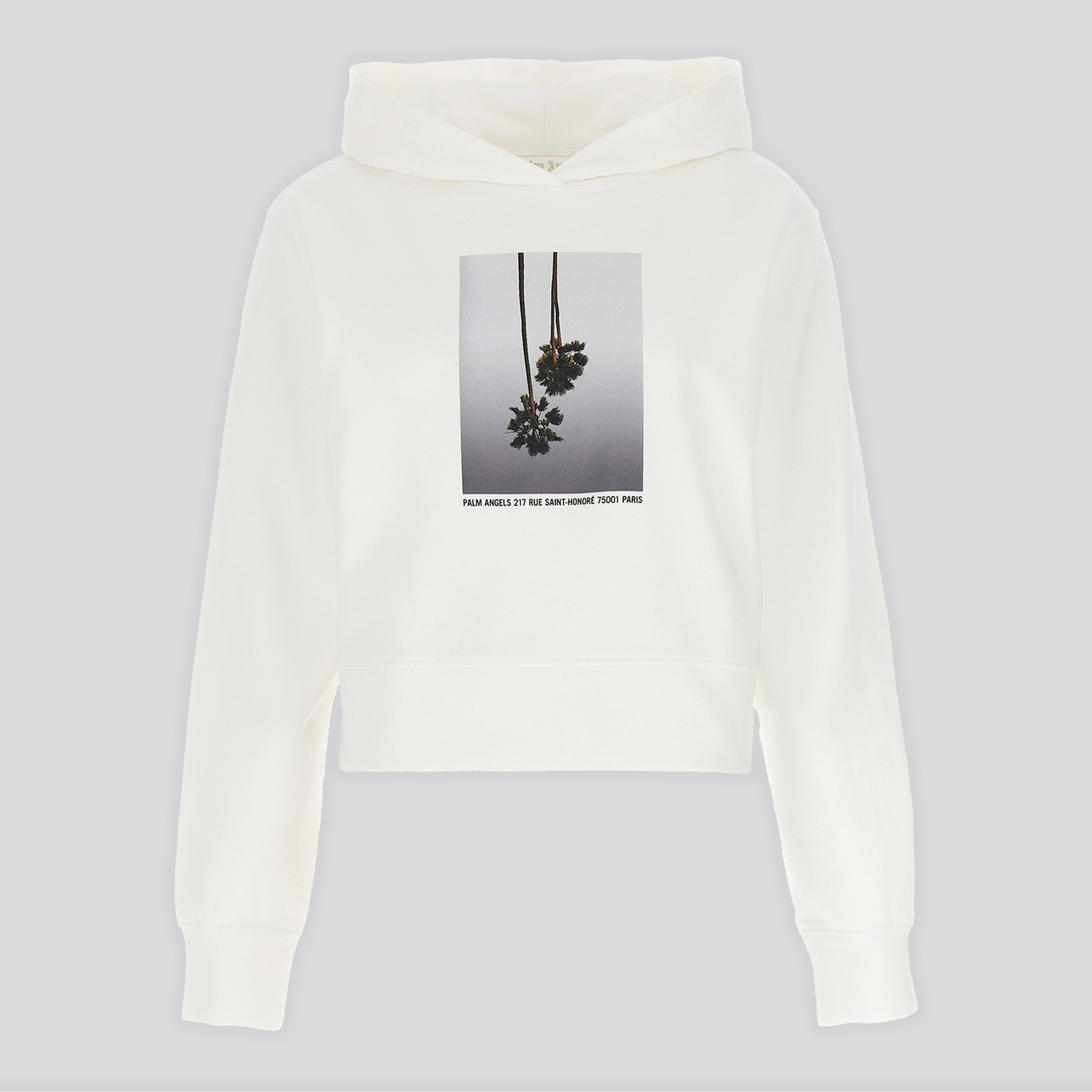 Buzo Tipo Hoodie Blanco Palm Angels Mirage Boxy Fit