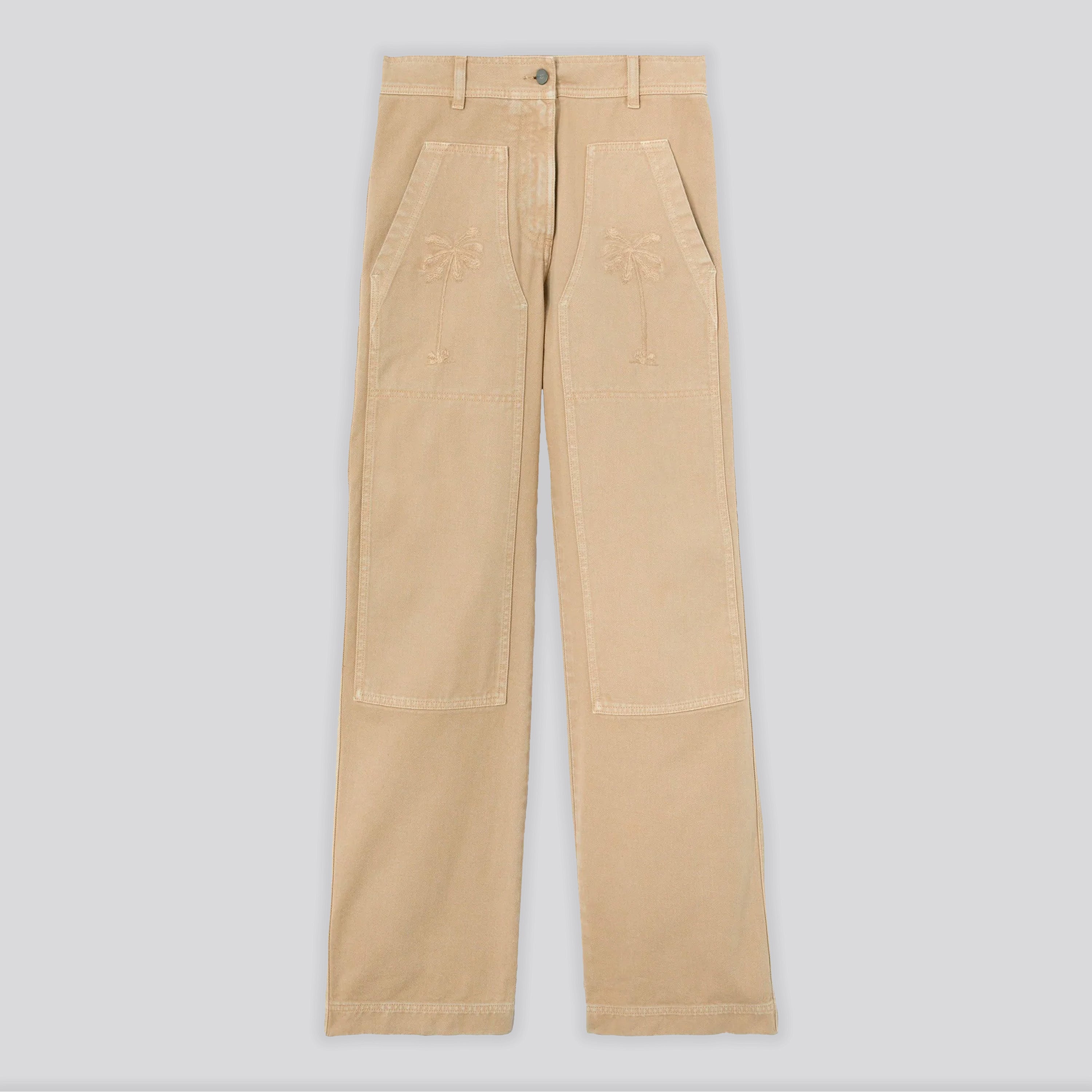 Pantalón Cargo Beige Palm Angels Gd Bull Beige