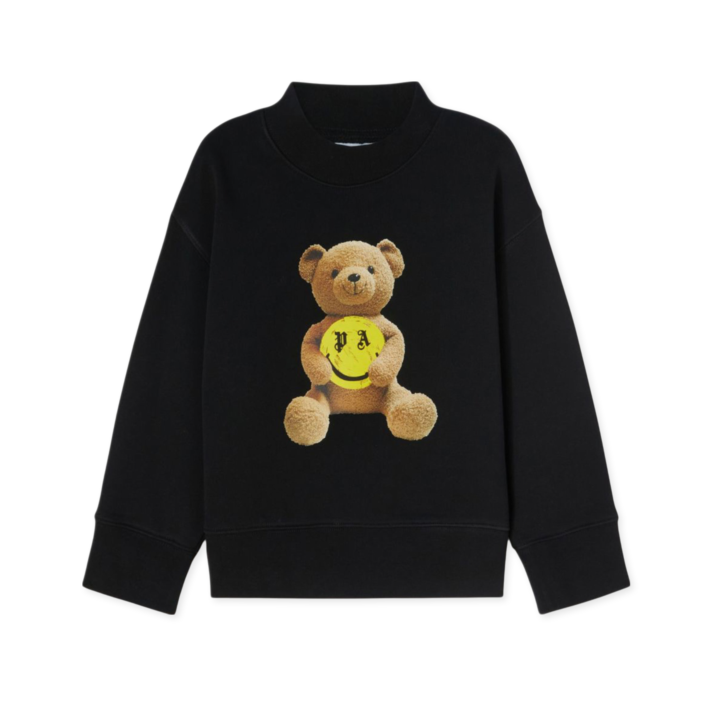 Buzo Negro Palm Angels Kids Smiley Bear