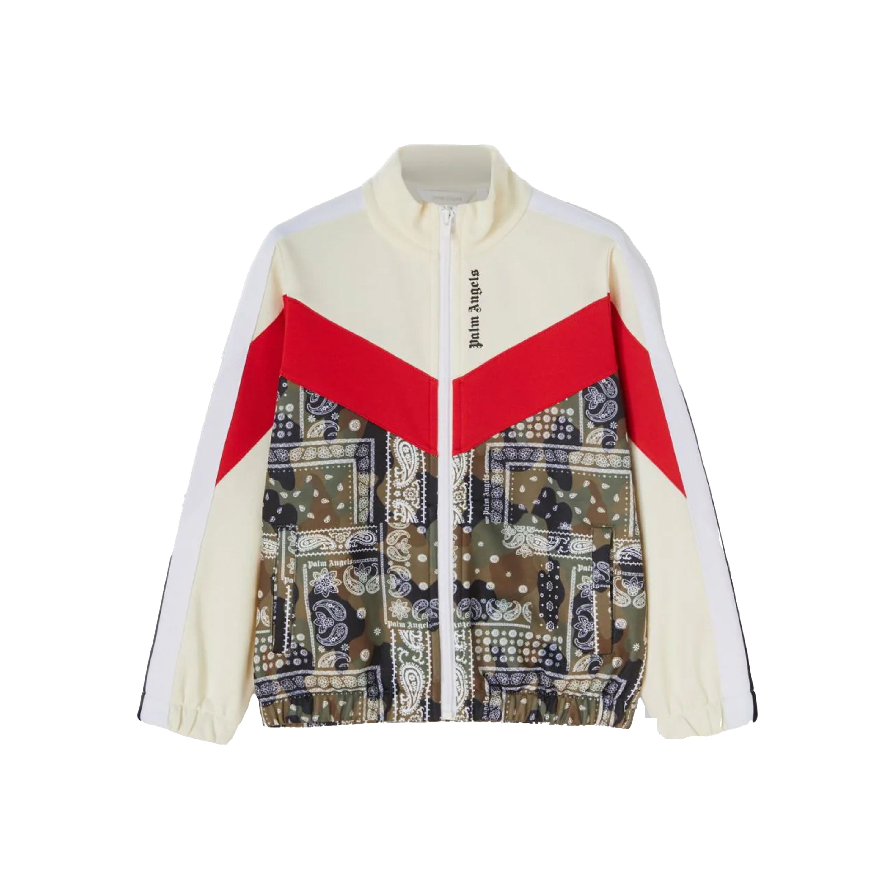 Chaqueta Blanca Palm Angels Kids Color Block
