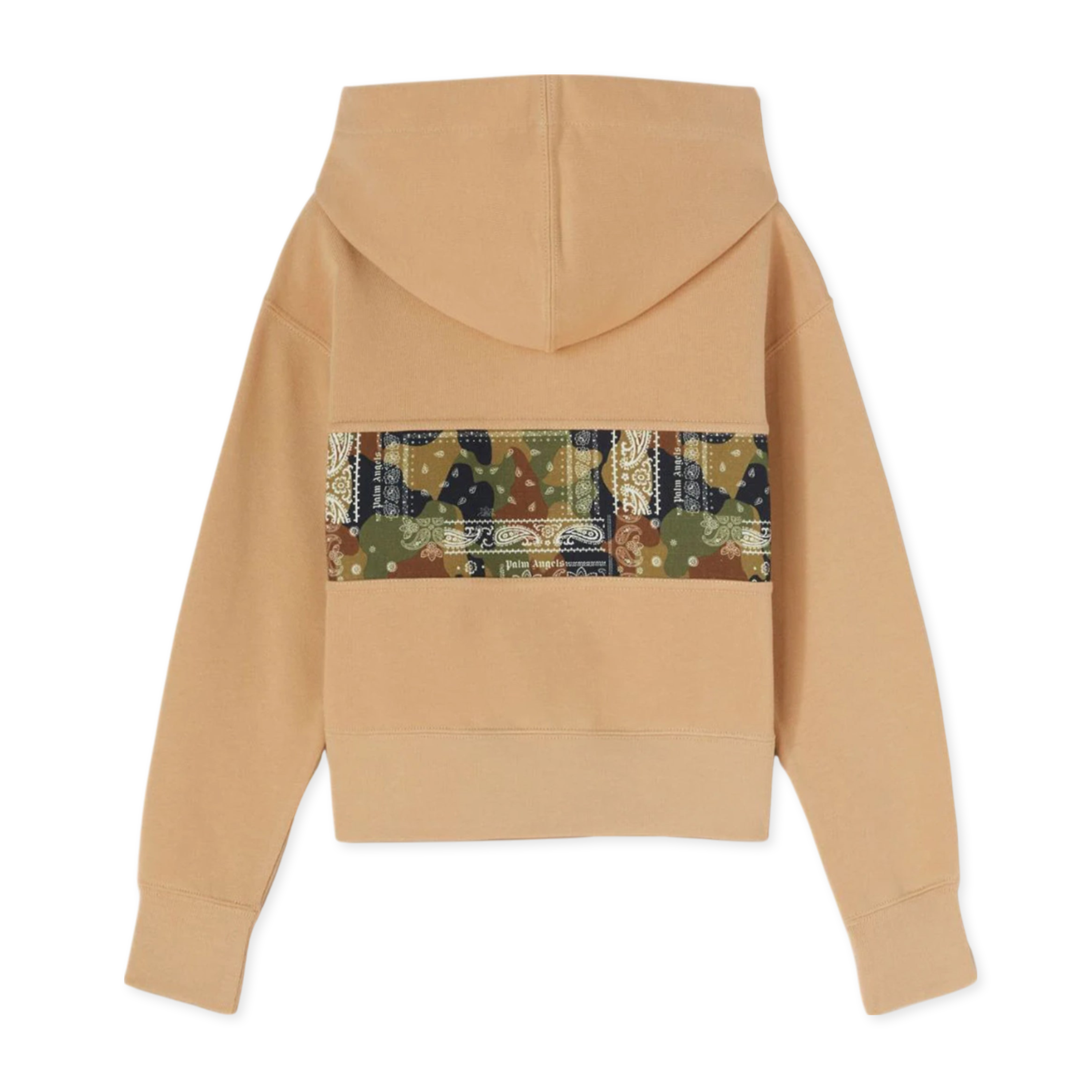 Buzo Tipo Hoodie Beige Palm Angels Kids Palm Brush