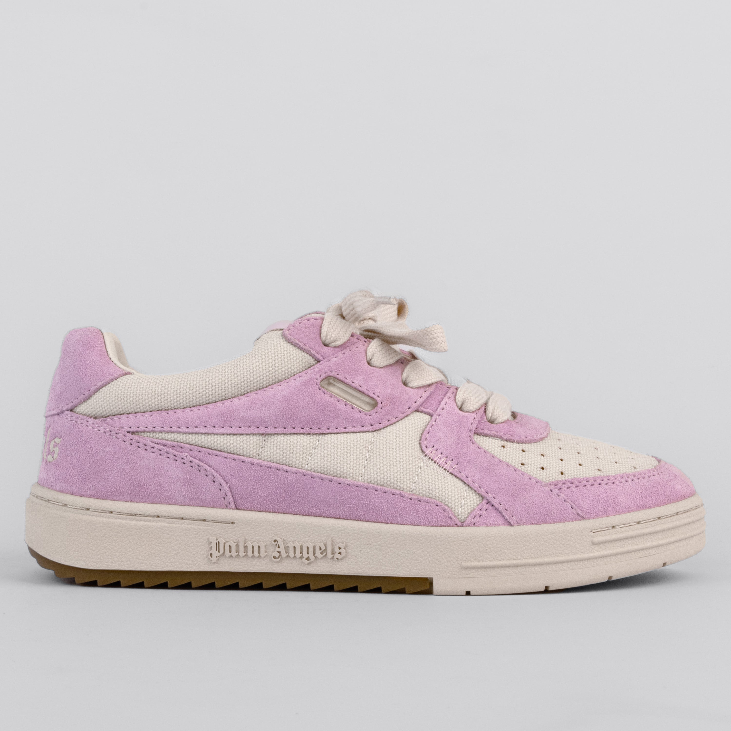 Sneakers Blanco/Rosa Palm Angels Palm University Lt Auth Suede