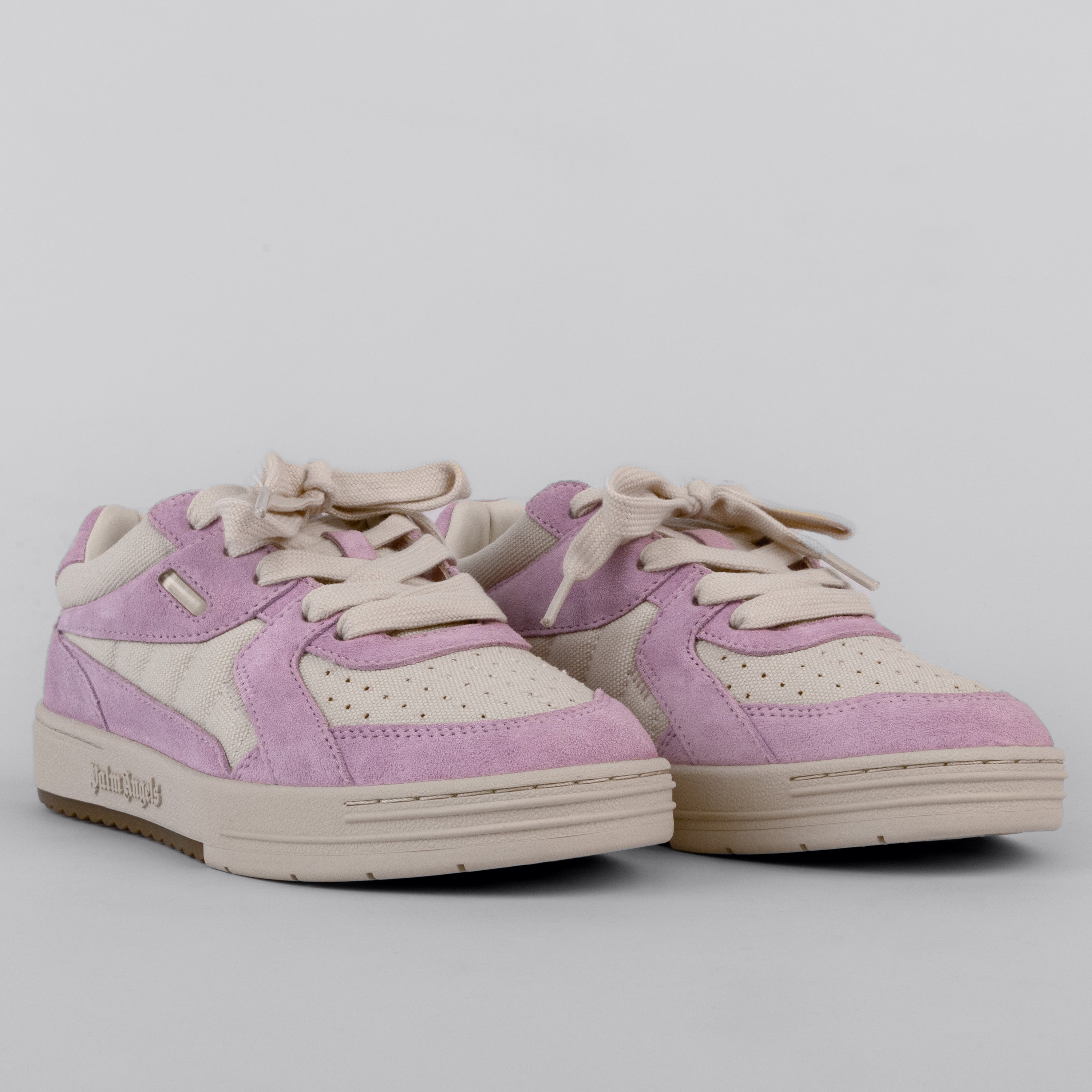 Sneakers Blanco/Rosa Palm Angels Palm University Lt Auth Suede