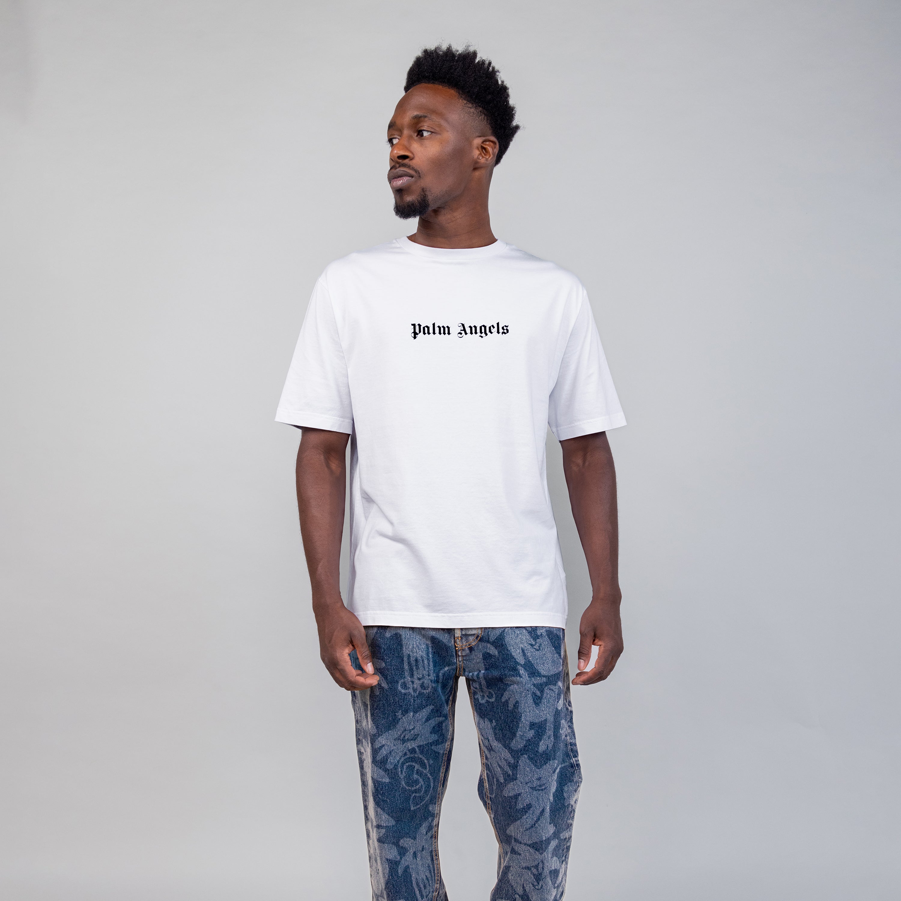 Camiseta Blanca Palm Angels Classic Logo