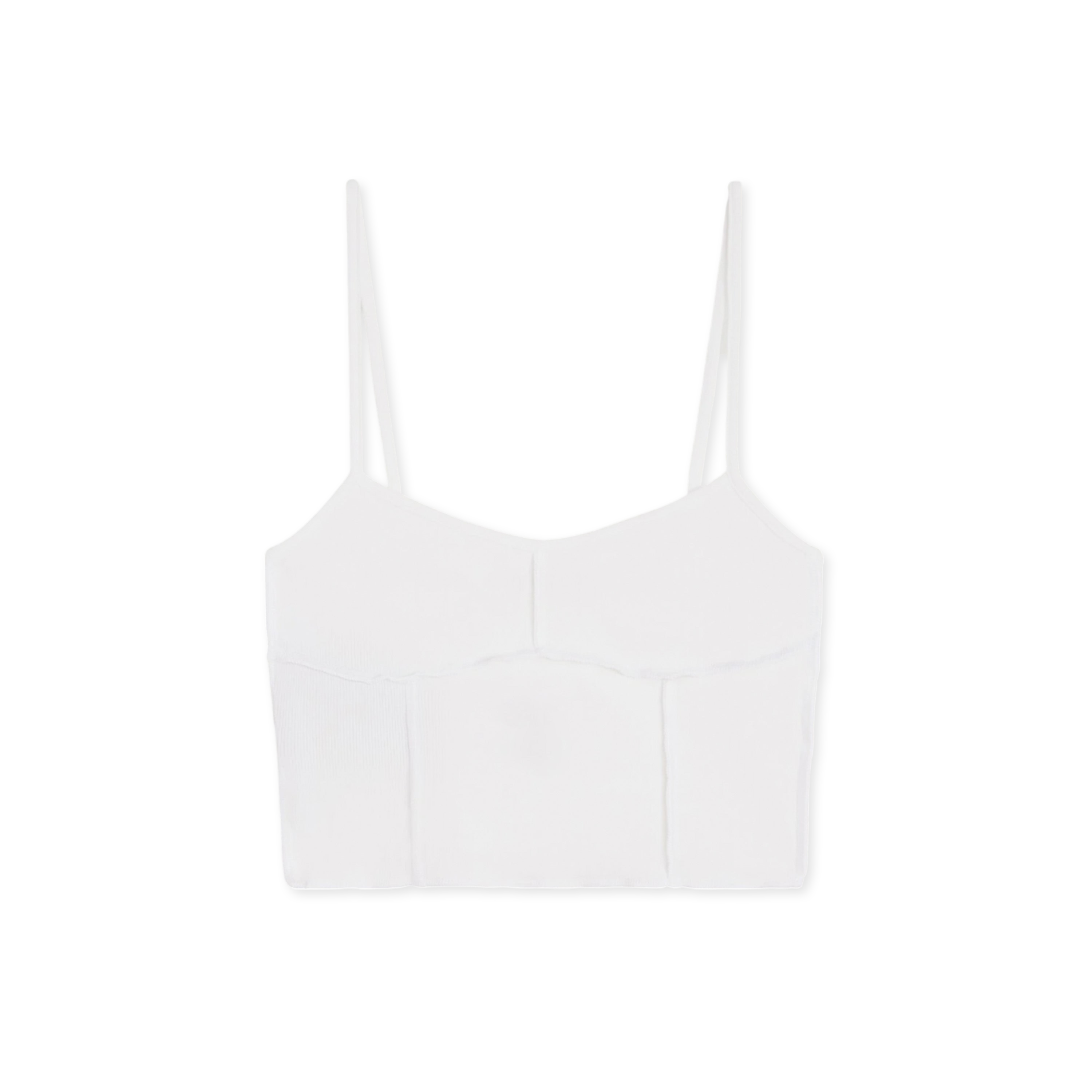 Top Blanco Palm Angels Rib