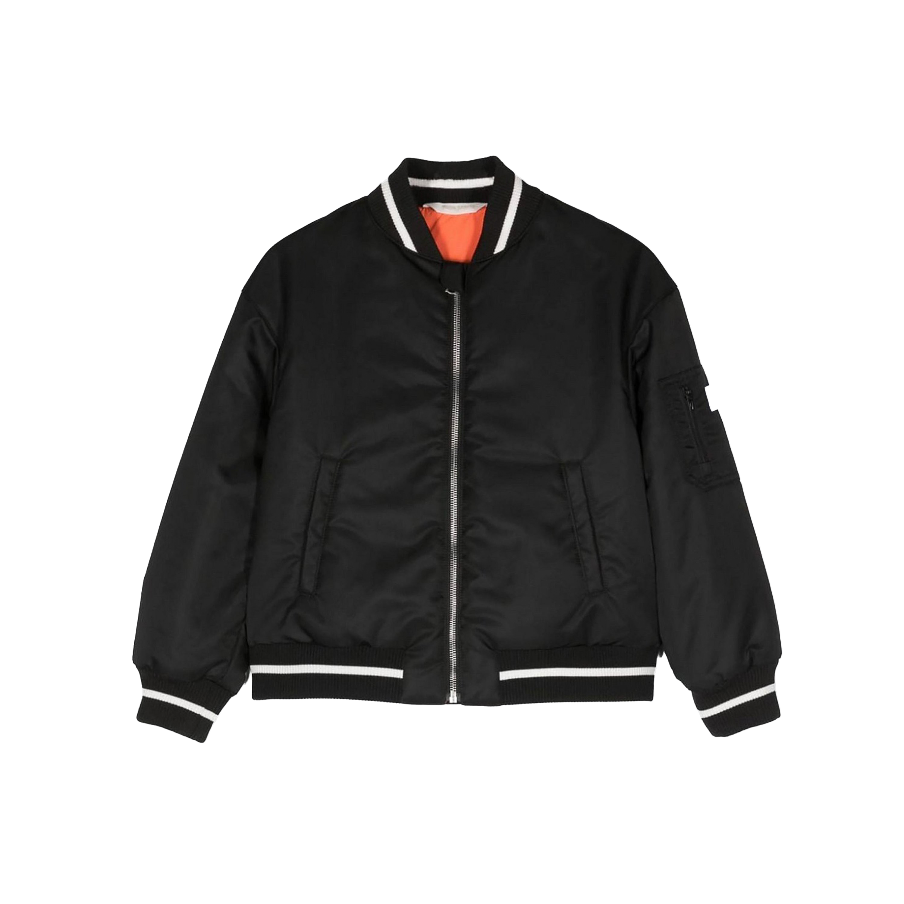 Chaqueta Negro Palm Angels Kids Curved Logo