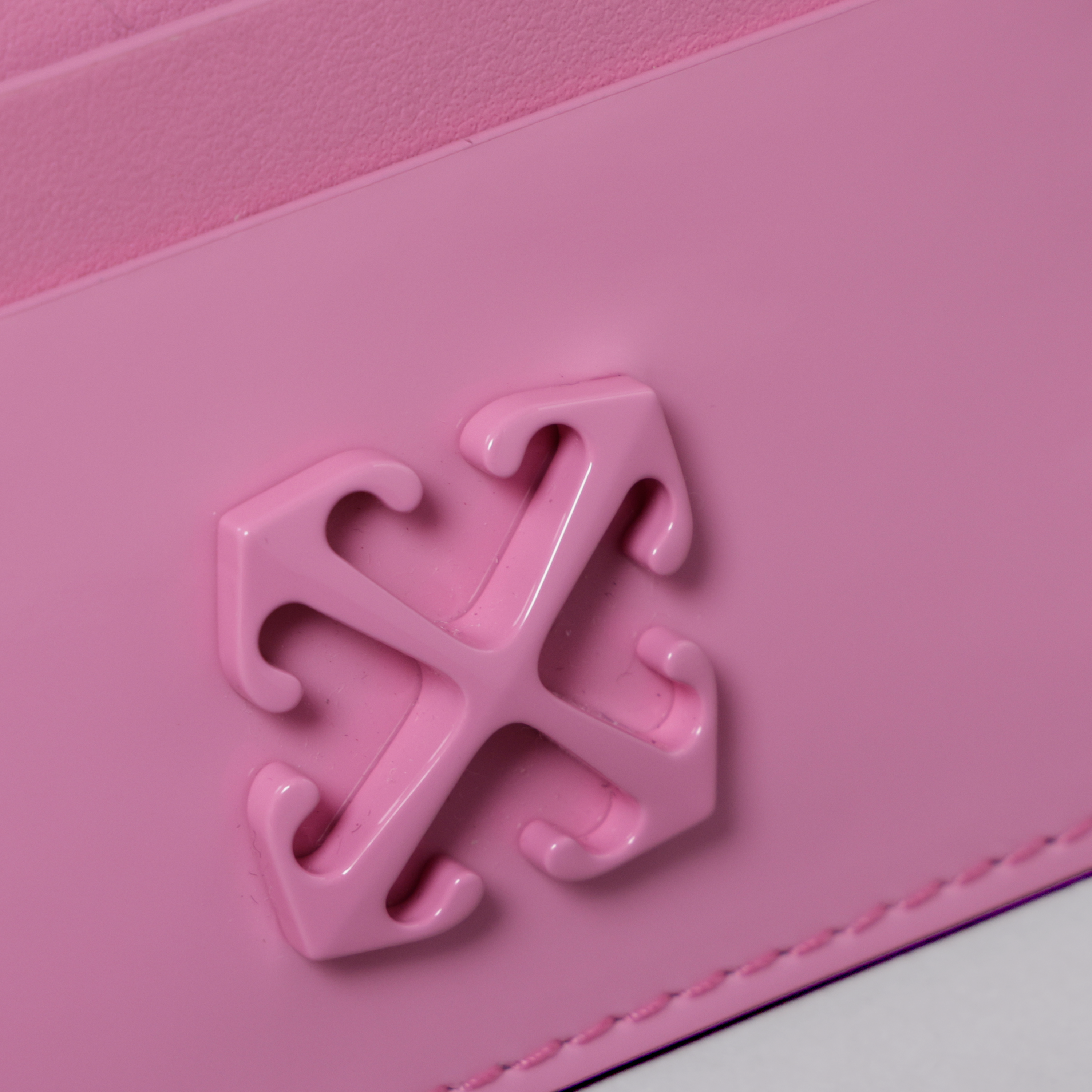 Tarjetero Rosado Off-White Jitney Card Case