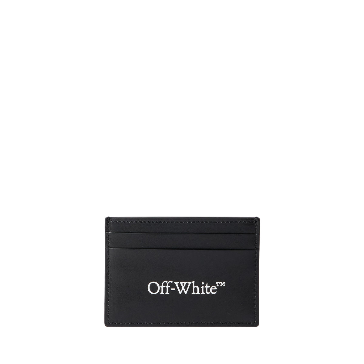 Tarjetero Negro Off-White Holder Logo