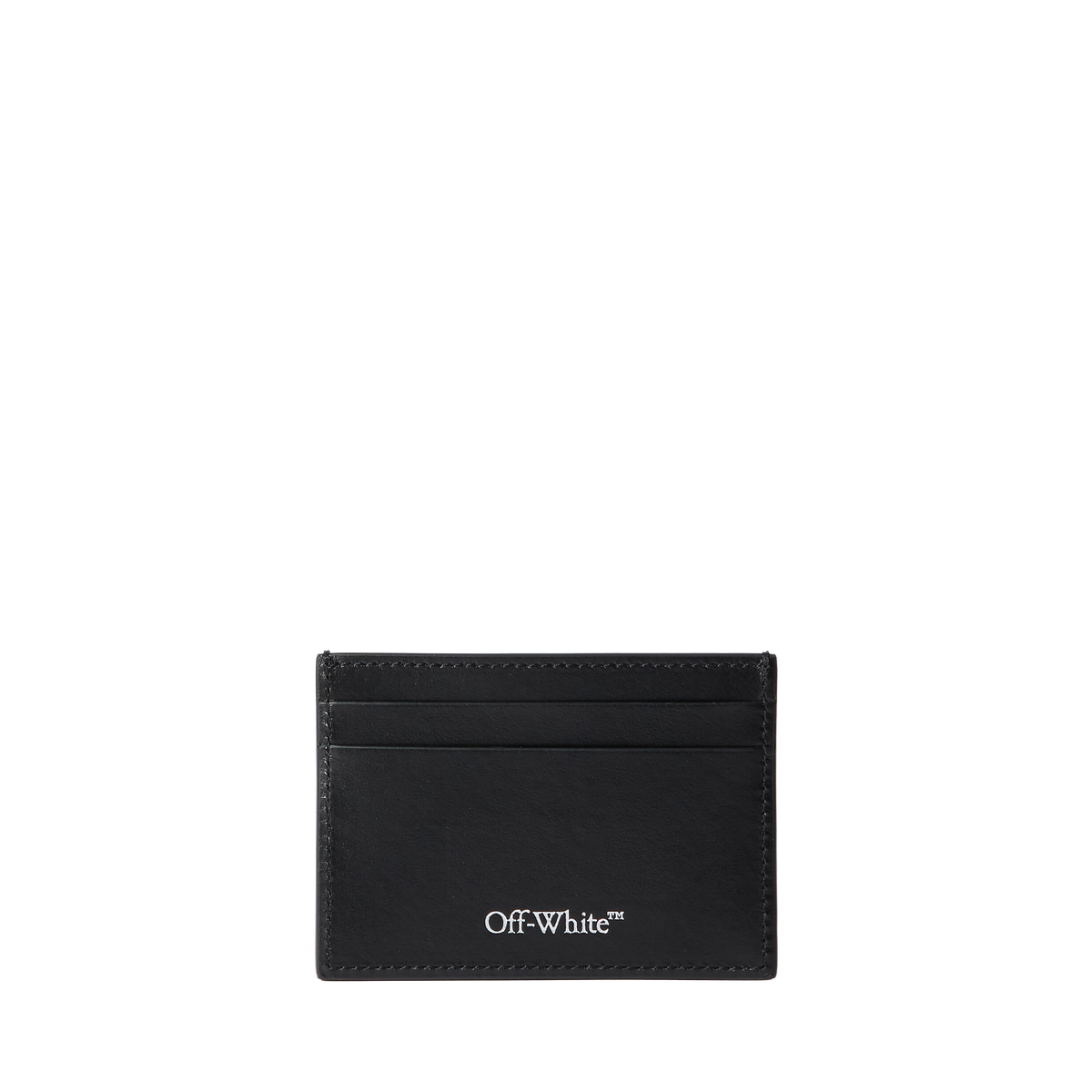 Tarjetero Negro Off-White Holder Logo