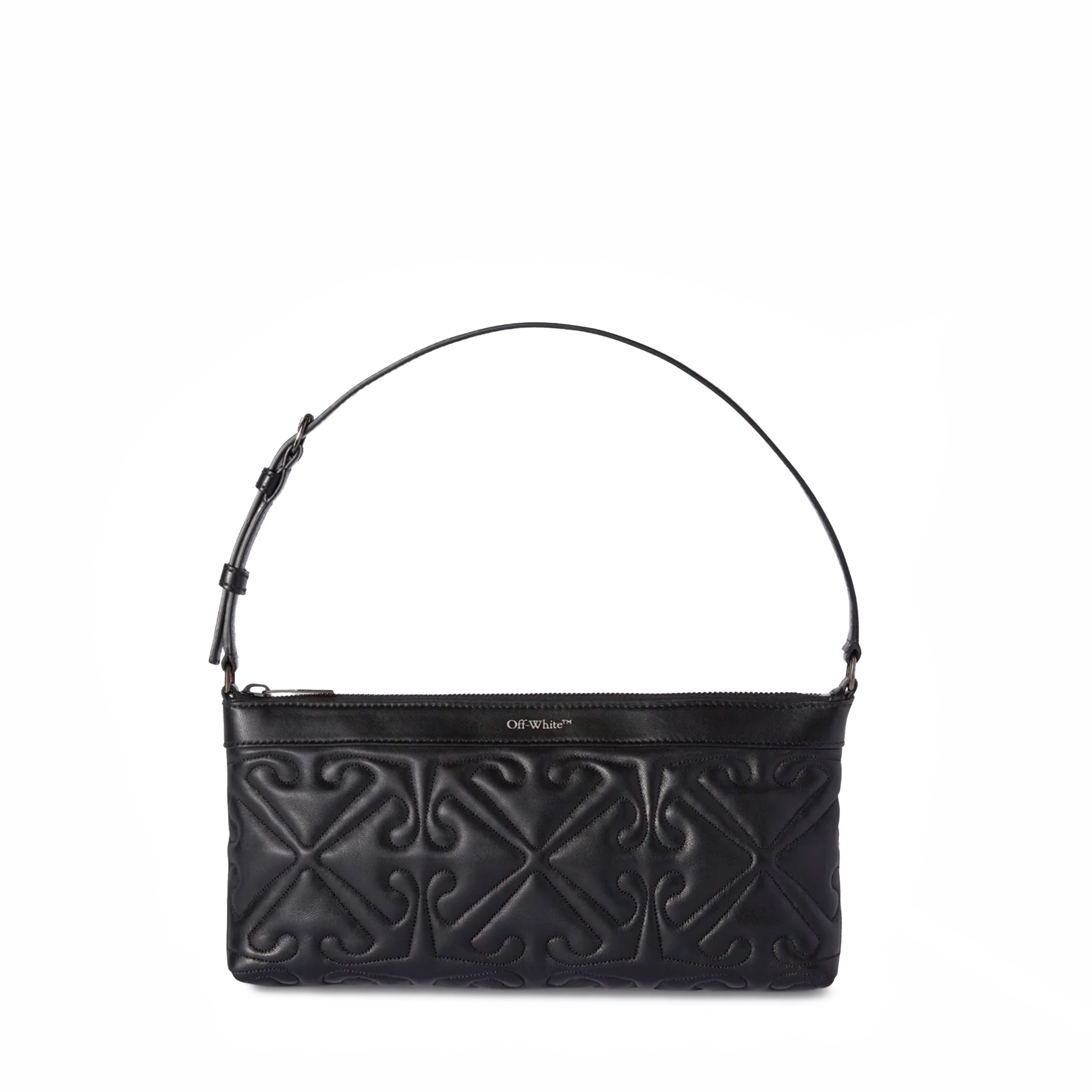 Cartera Negra Off-White Arrow Monogram
