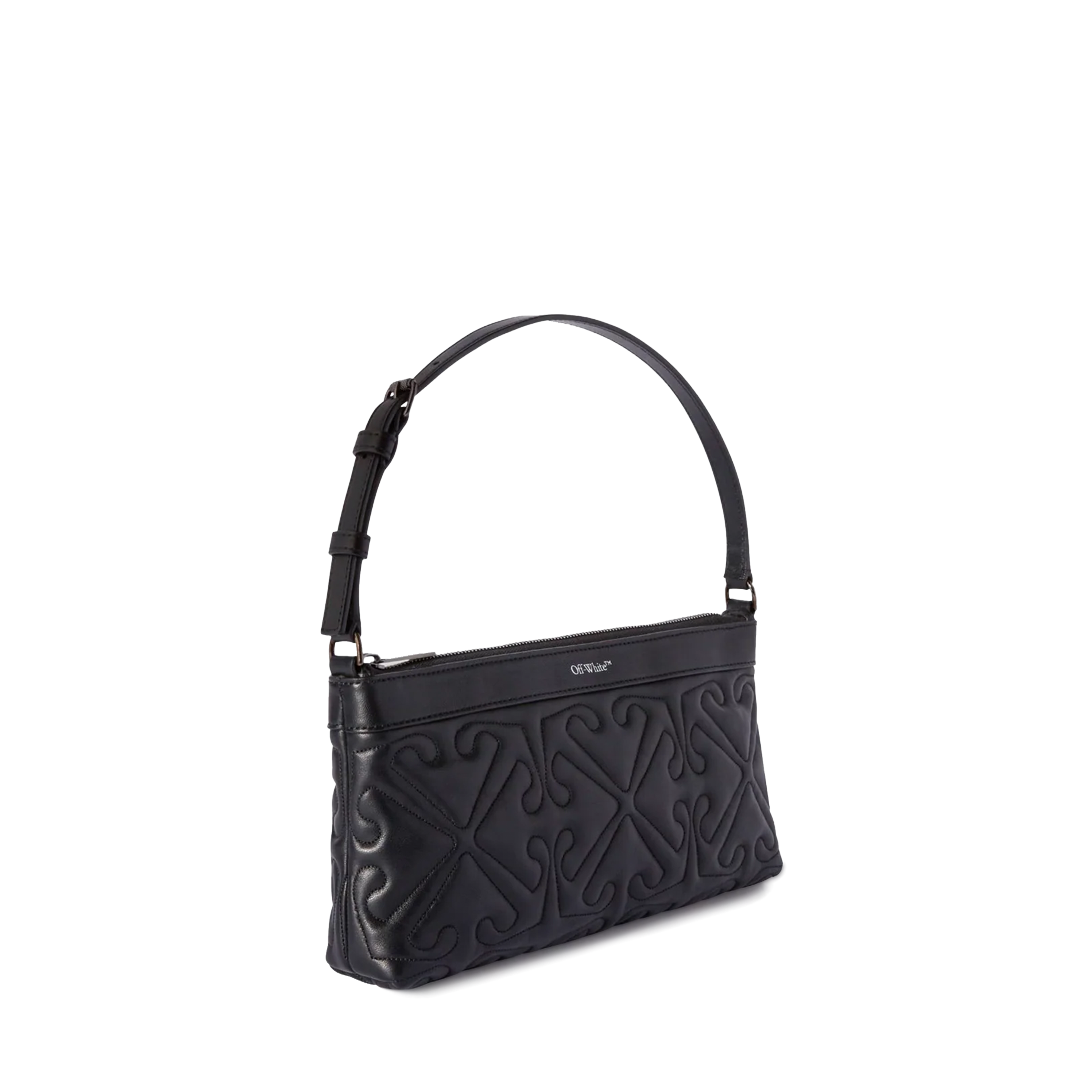 Cartera Negra Off-White Arrow Monogram