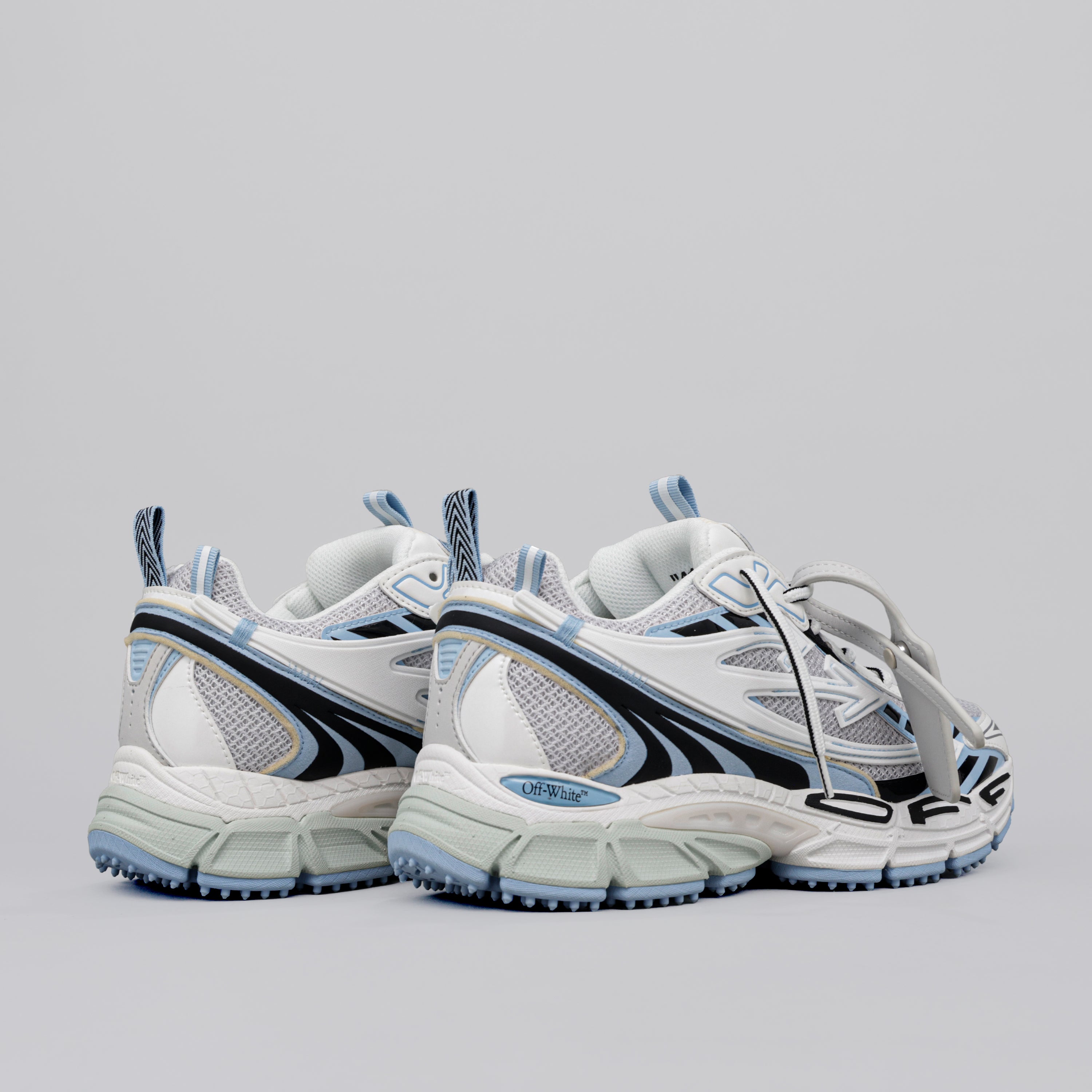 Sneakers Blanco Celeste Off-White "Be Right Back"