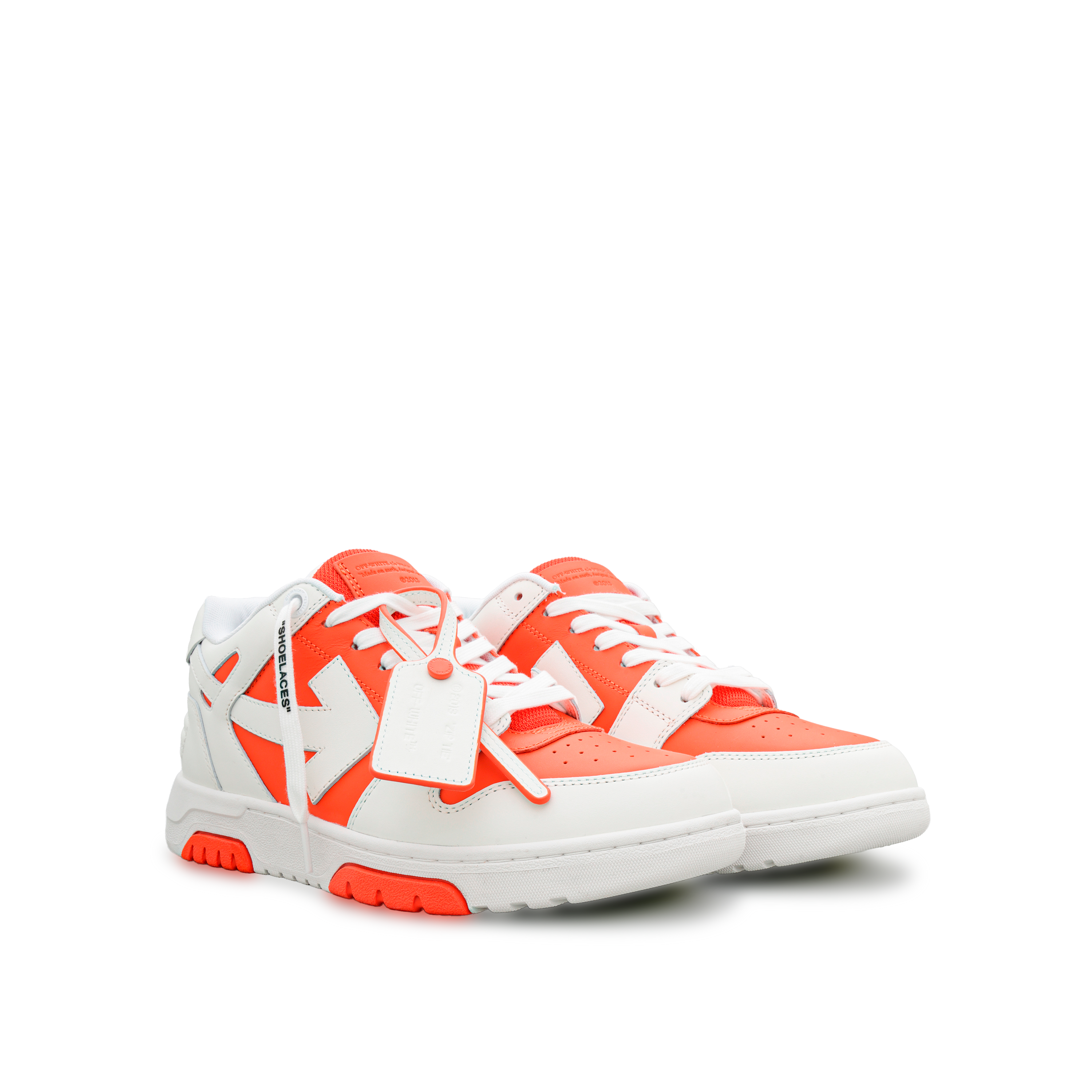 Sneakers Blancos Naranja Off White "OOO"