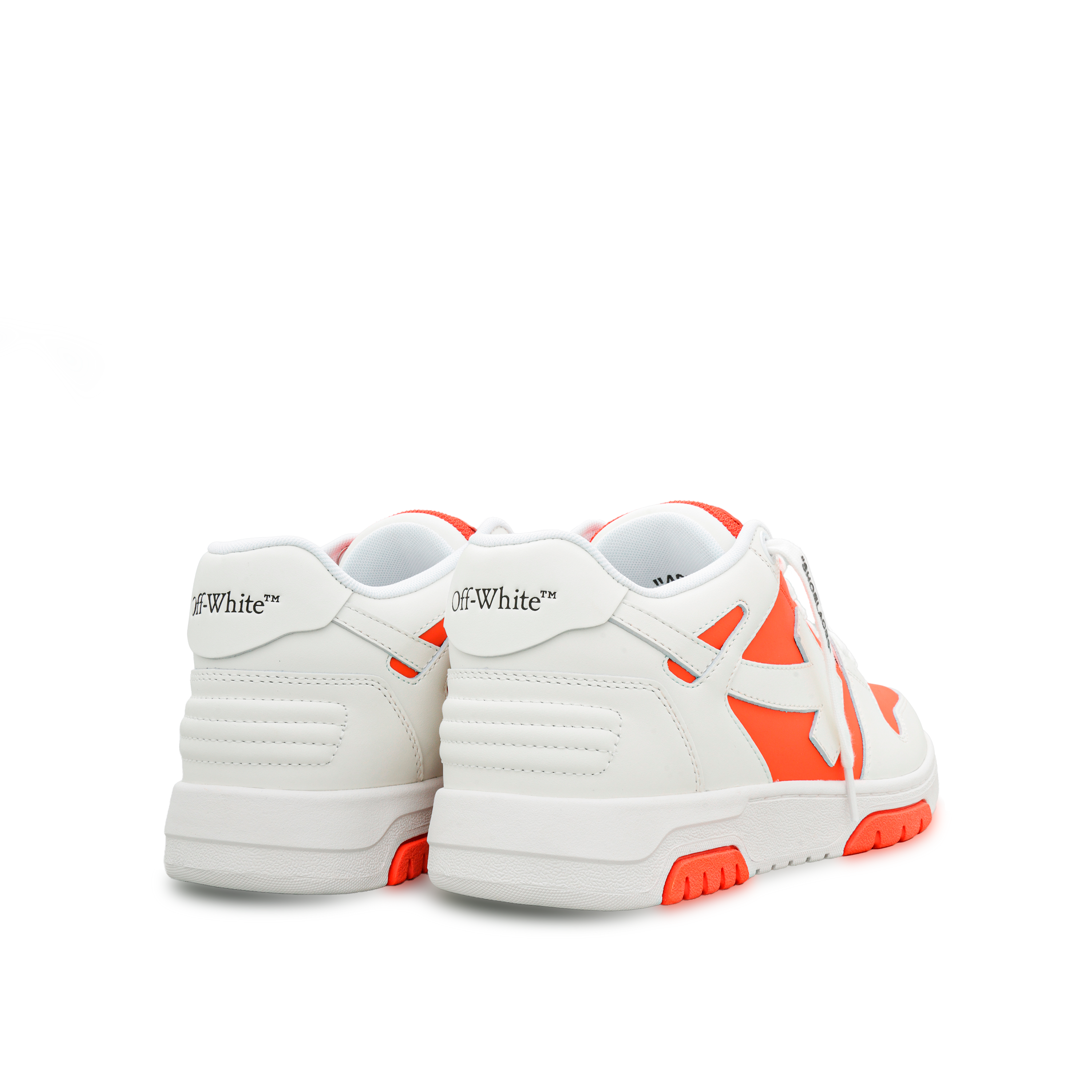 Sneakers Blancos Naranja Off White "OOO"