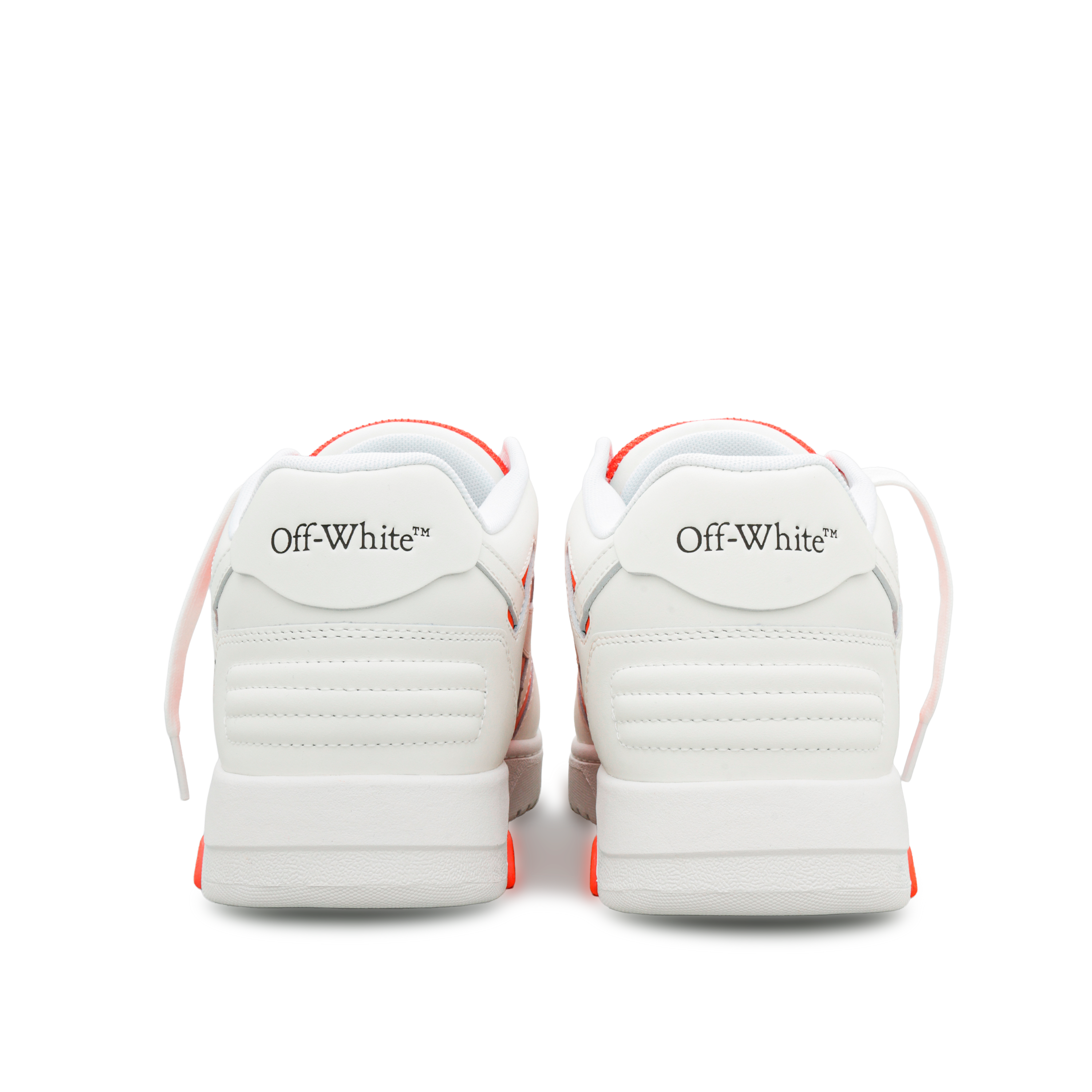 Sneakers Blancos Naranja Off White "OOO"
