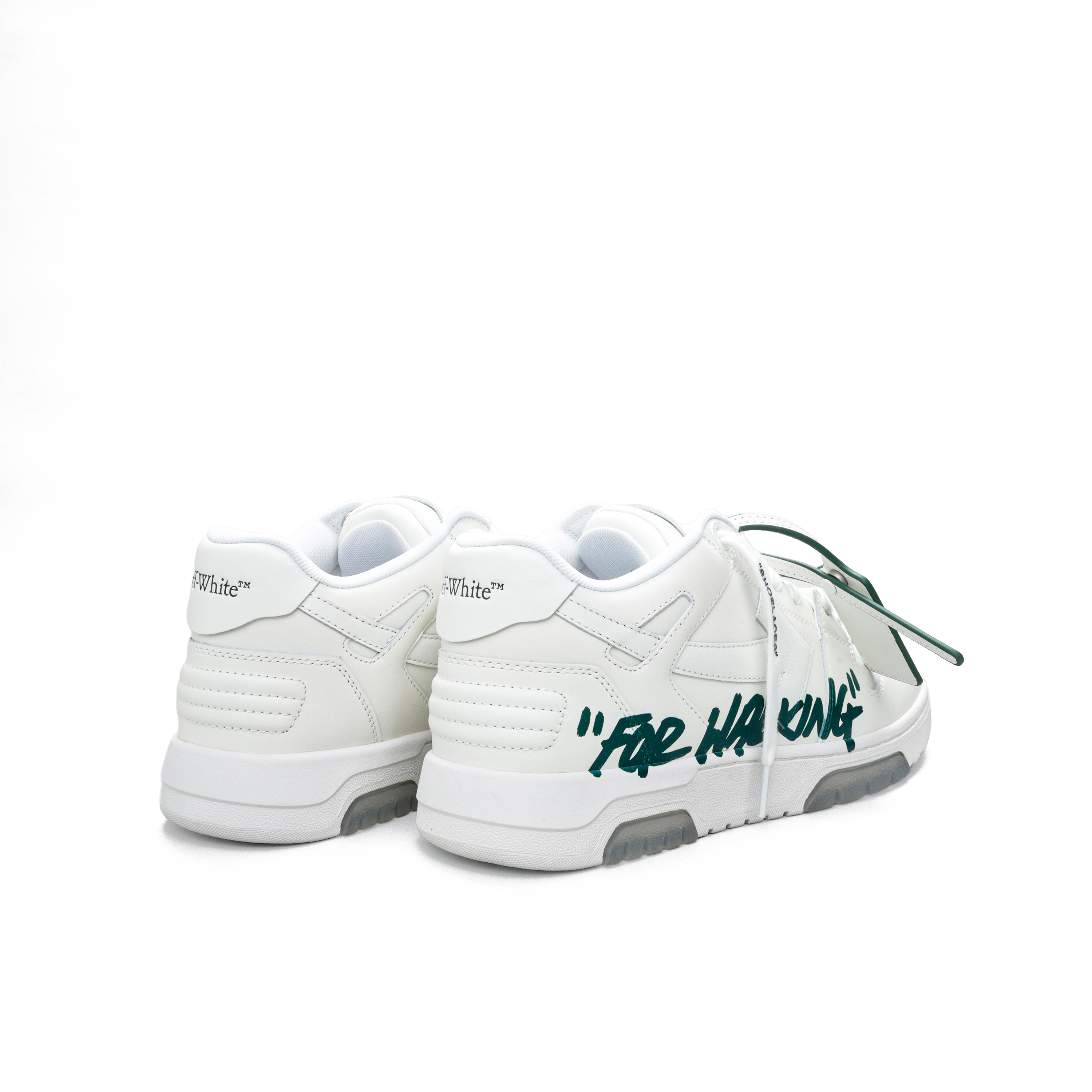 Sneakers Blancos Verde Off White OOO For Walking