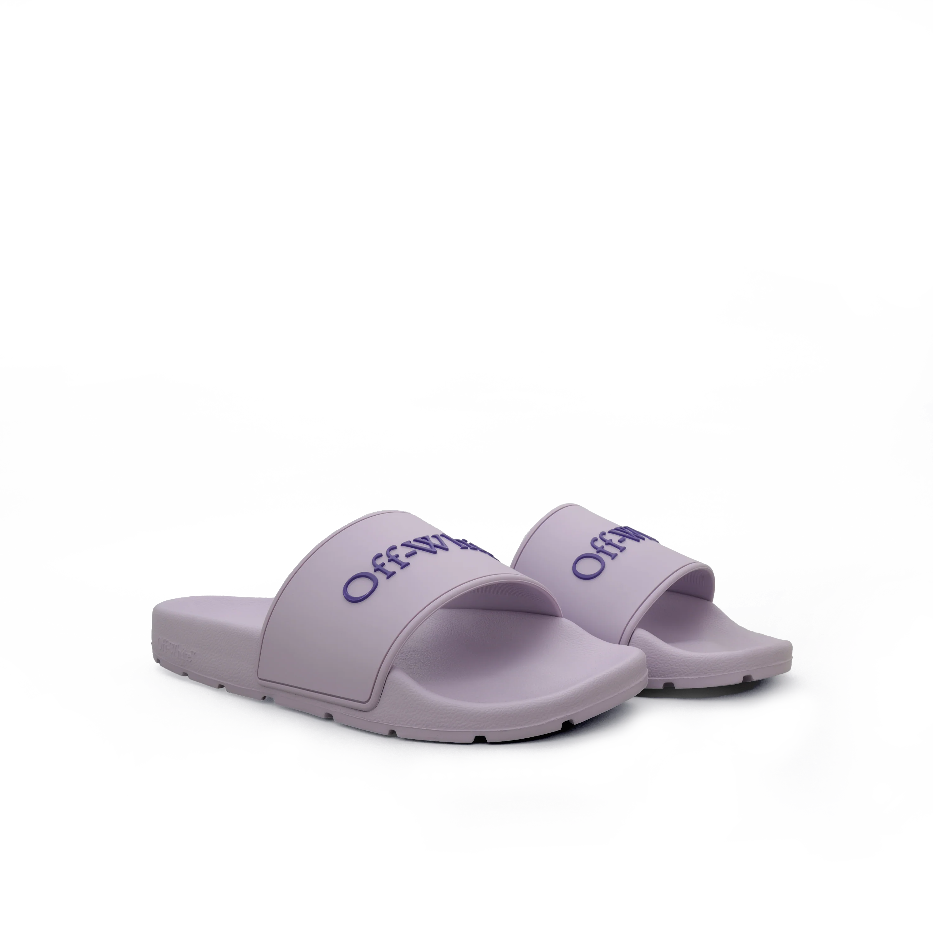 Sandalias Lila Off-White Logo