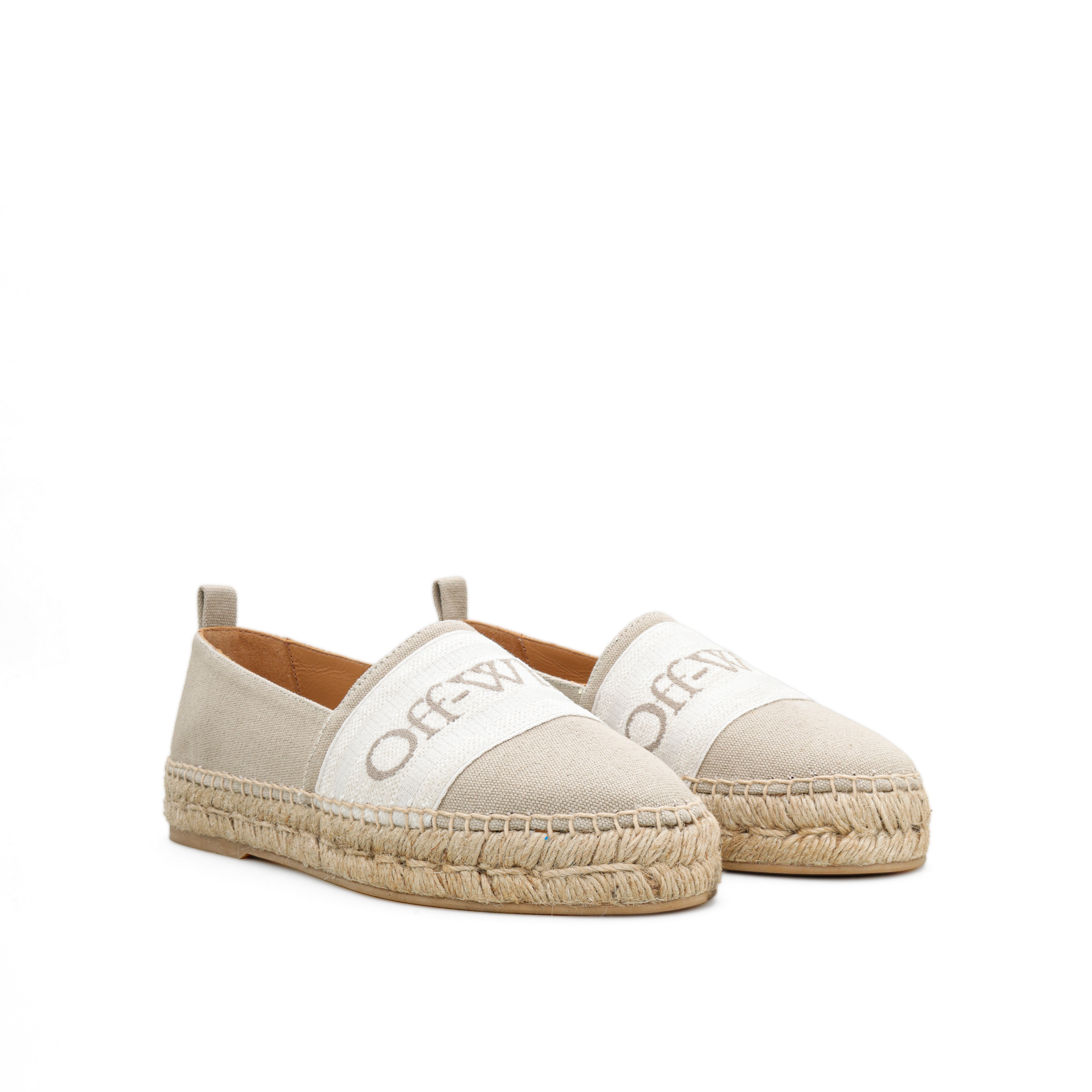 Espadrille Beige Off-White Bookish