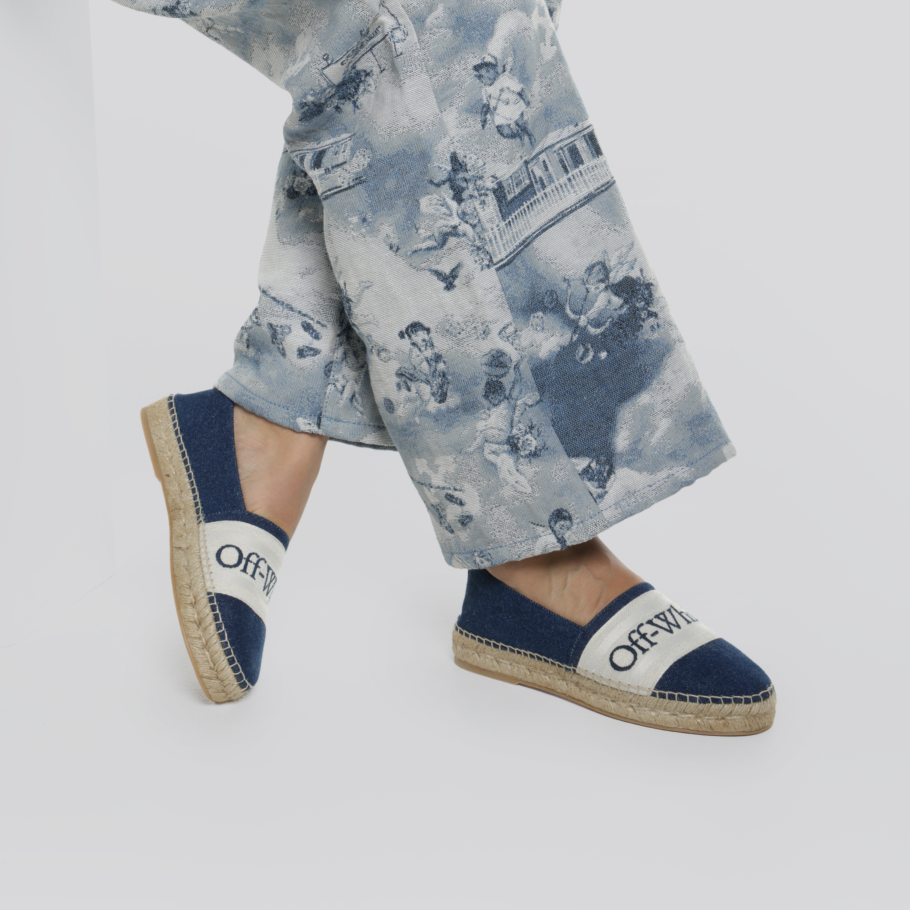 Espadrille Azul Off-White Bookish