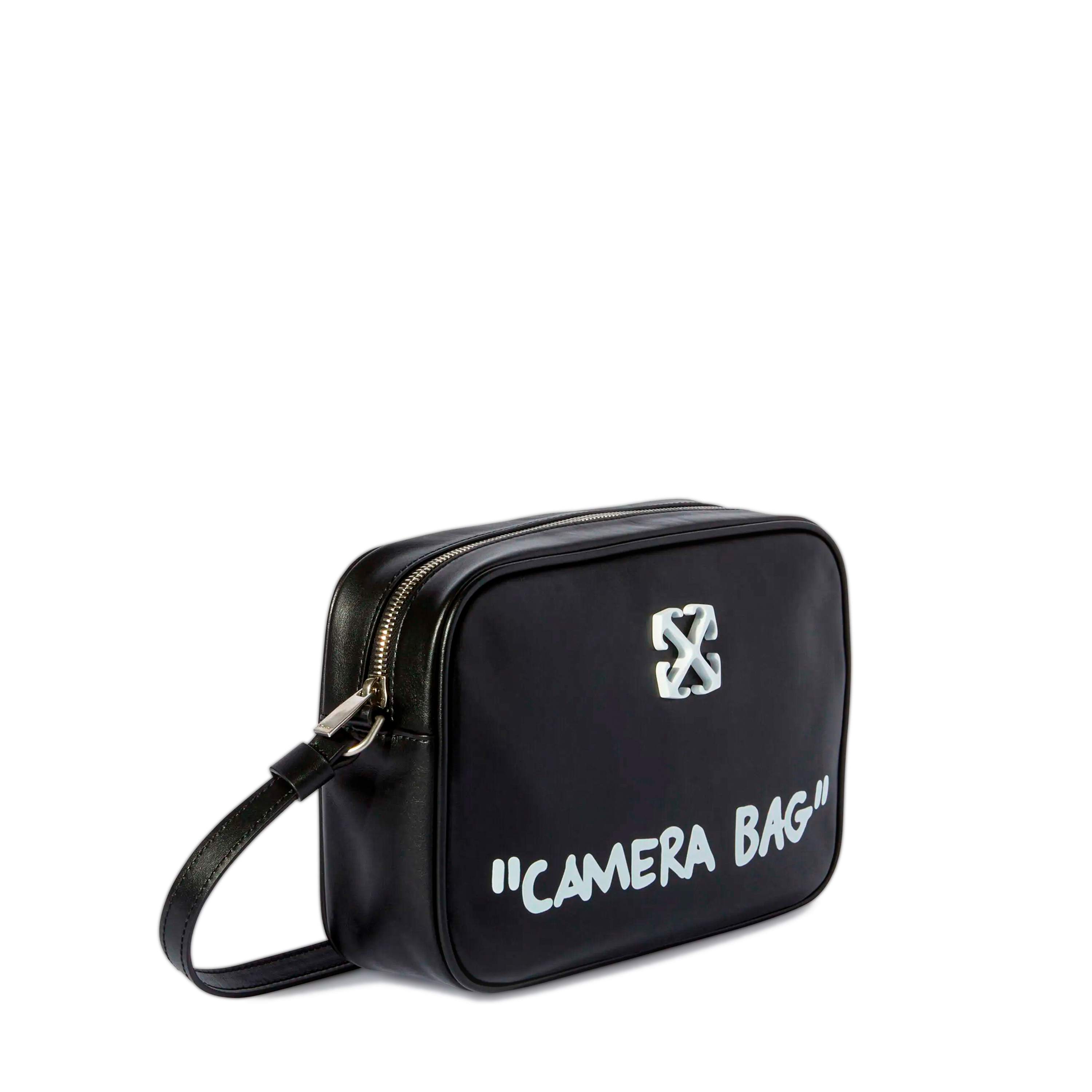 Bolso Negro Off-White Quote M Black - White