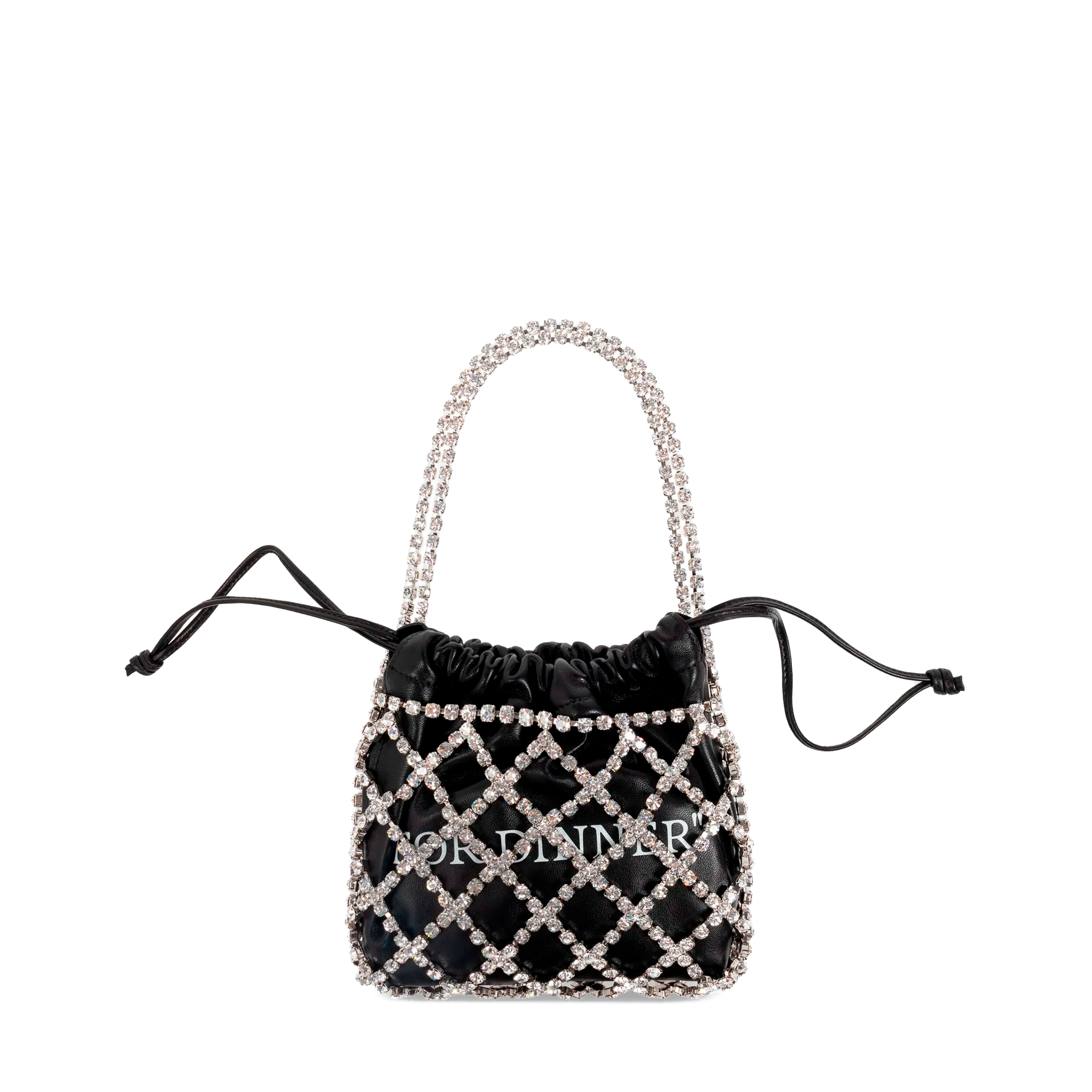 Cartera Negra Off-White For Dinner