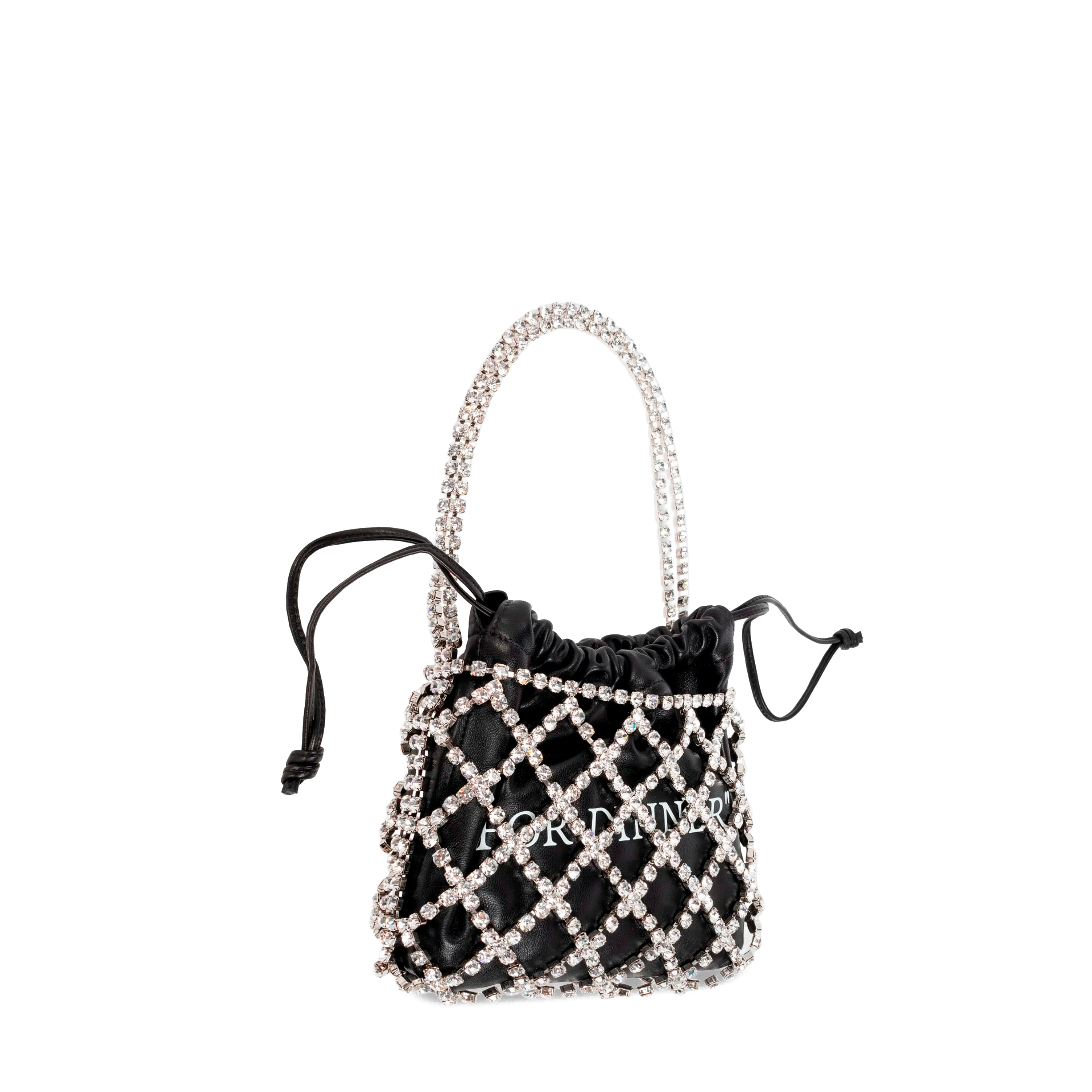 Cartera Negra Off-White For Dinner