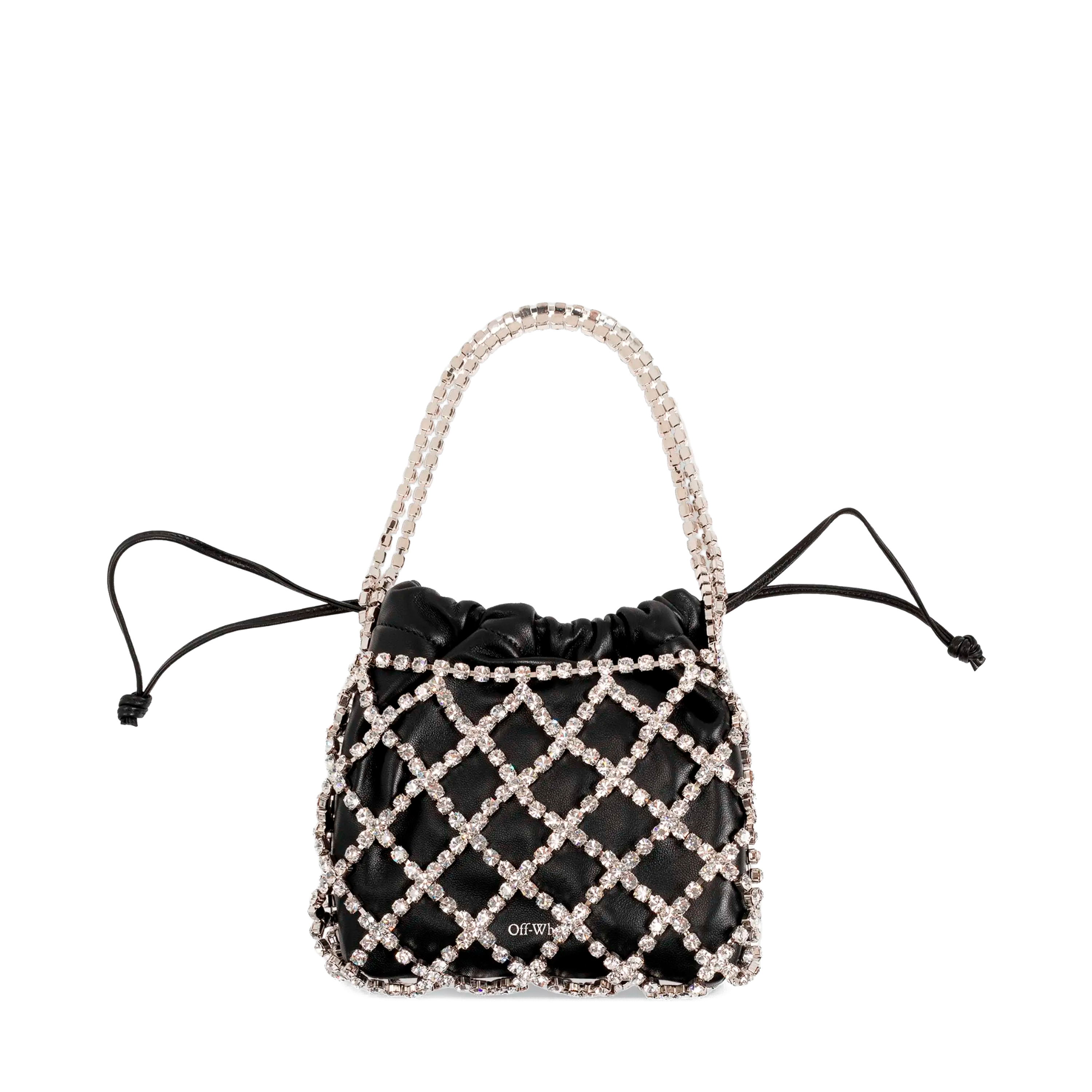 Cartera Negra Off-White For Dinner