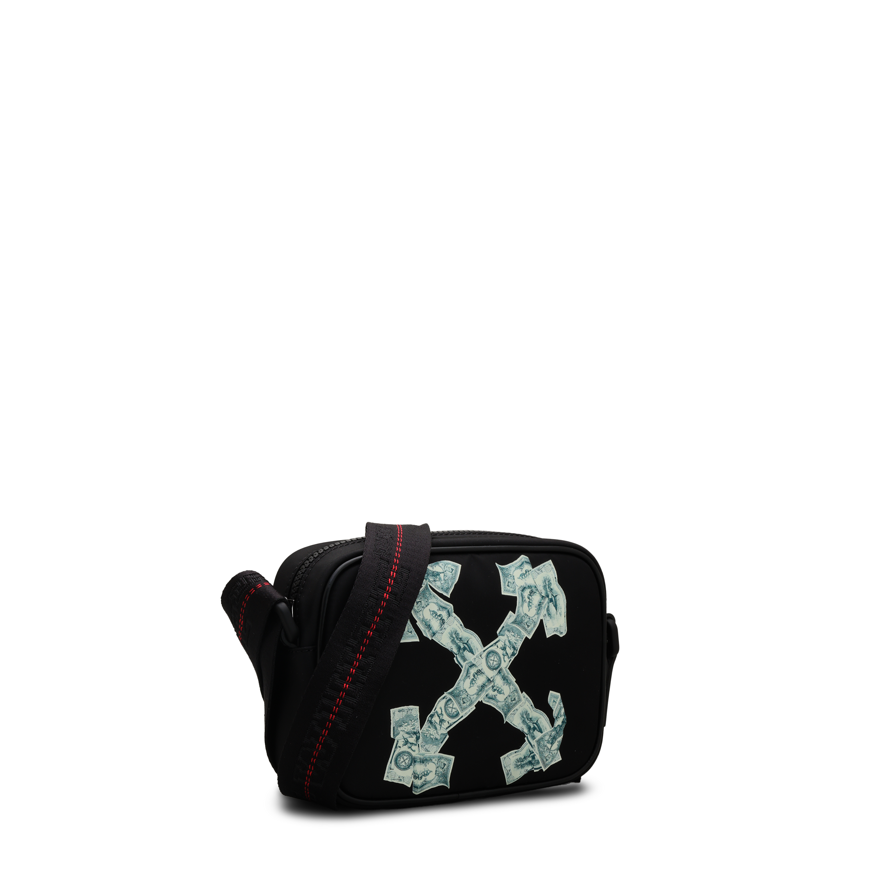 Bolso Negro Off-White Heritage Camera Money 