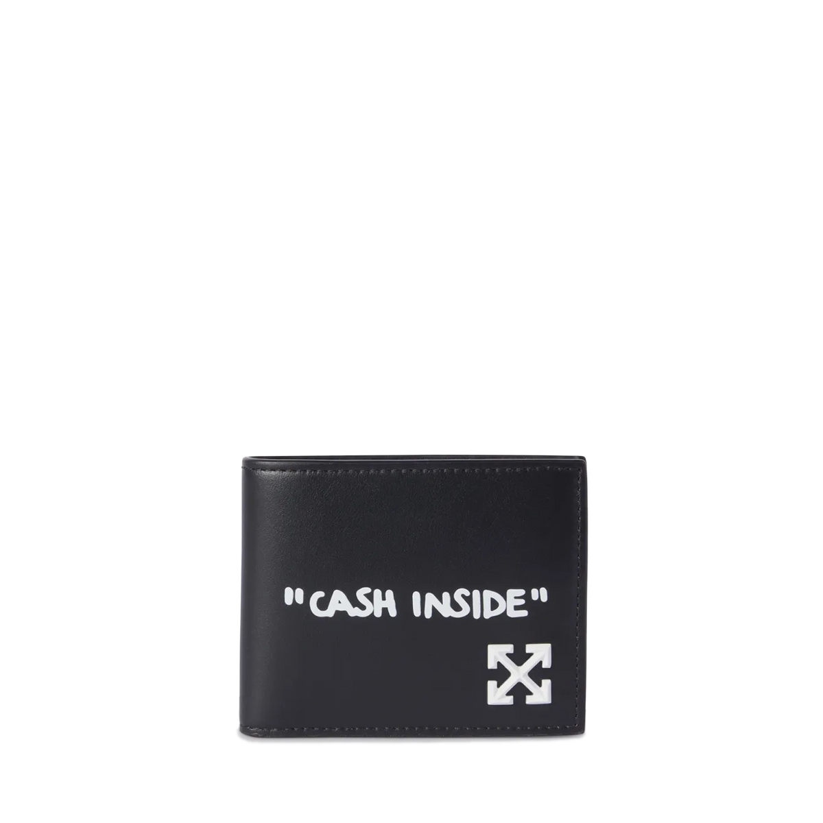 Tarjetero Negro Off-White Jitney Quote Bifold