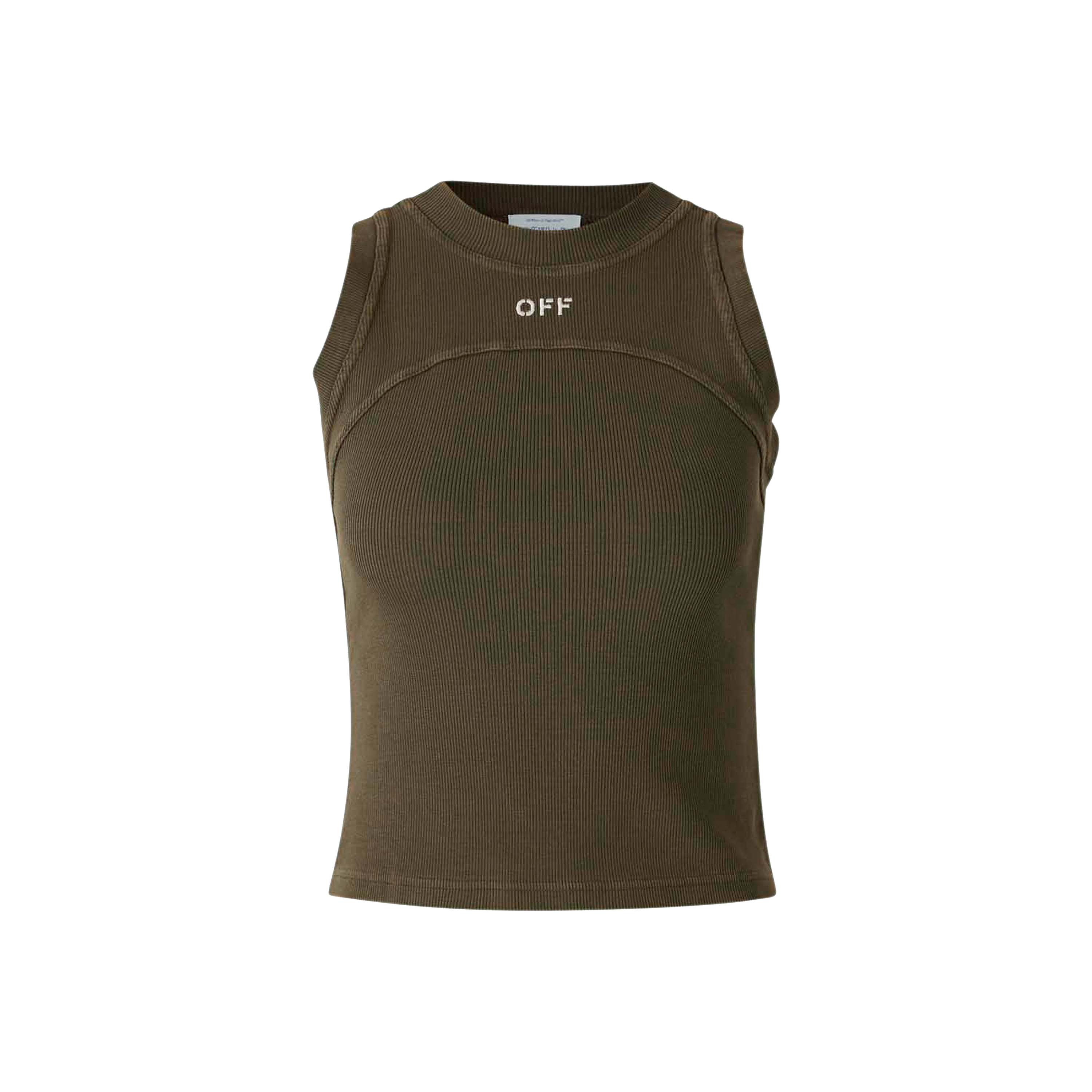 Top Verde Off-White Off Stamp