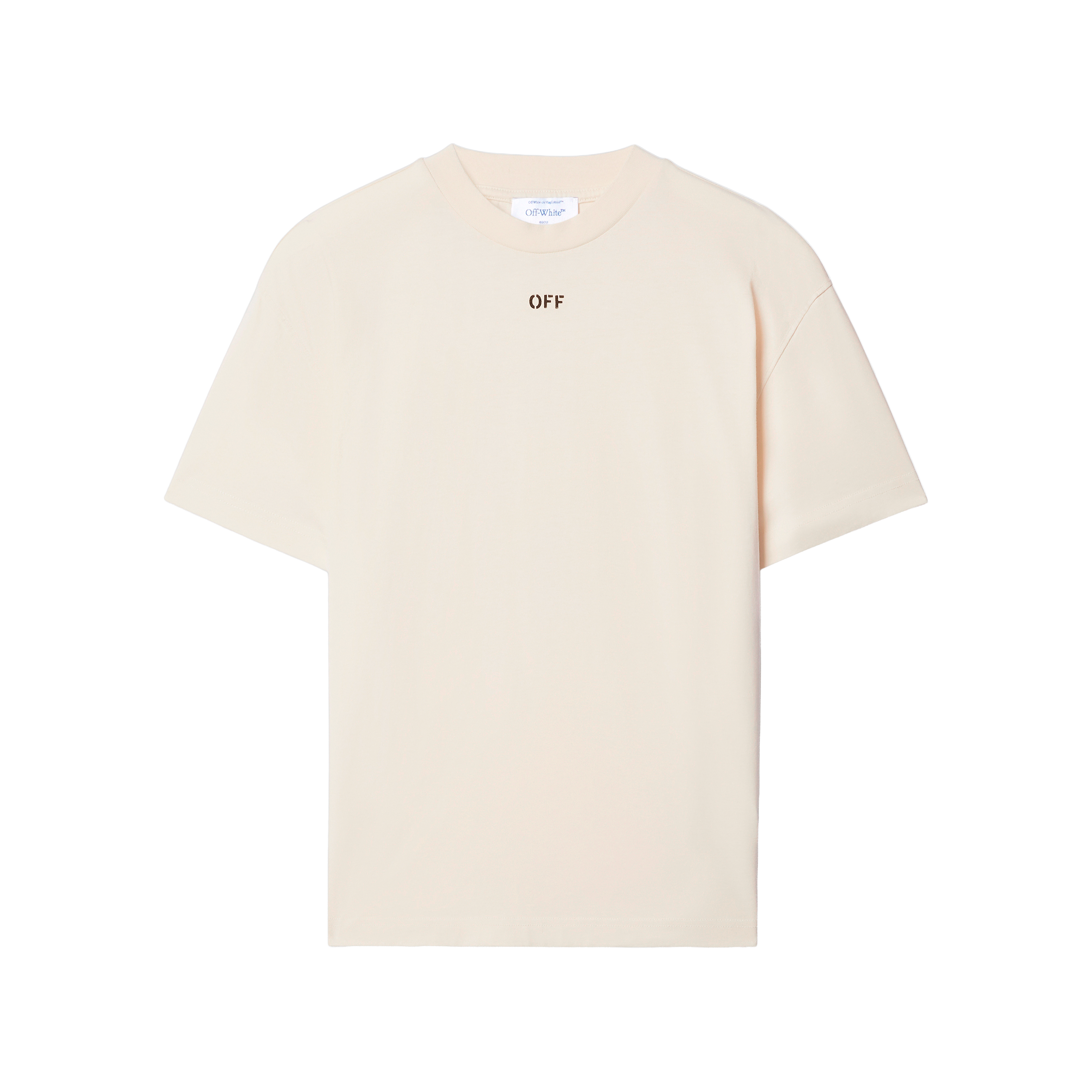 Camiseta Beige Off-White Cloud Arrow