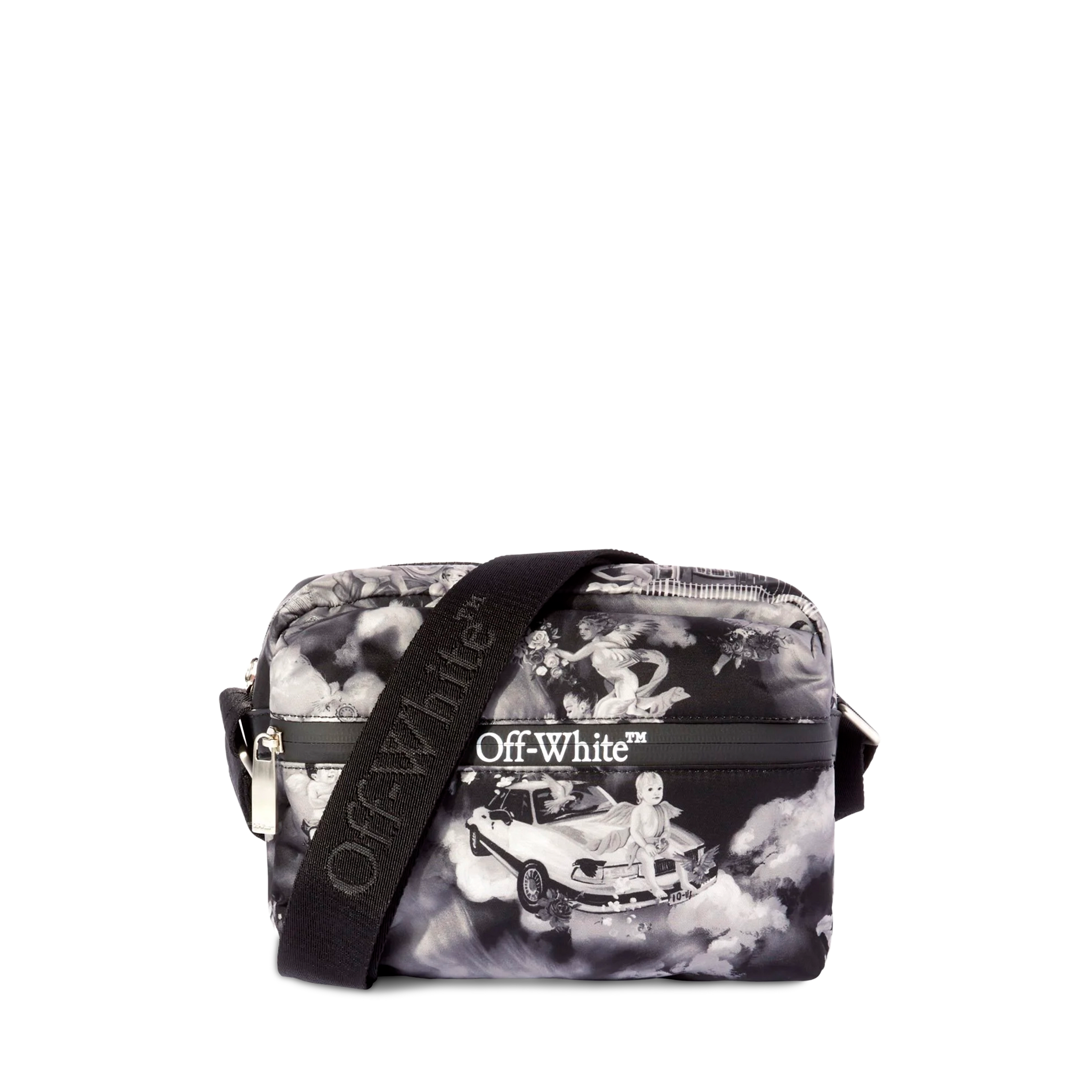 Bolso Negro Off-White Outdoor Camera Fresco Print 