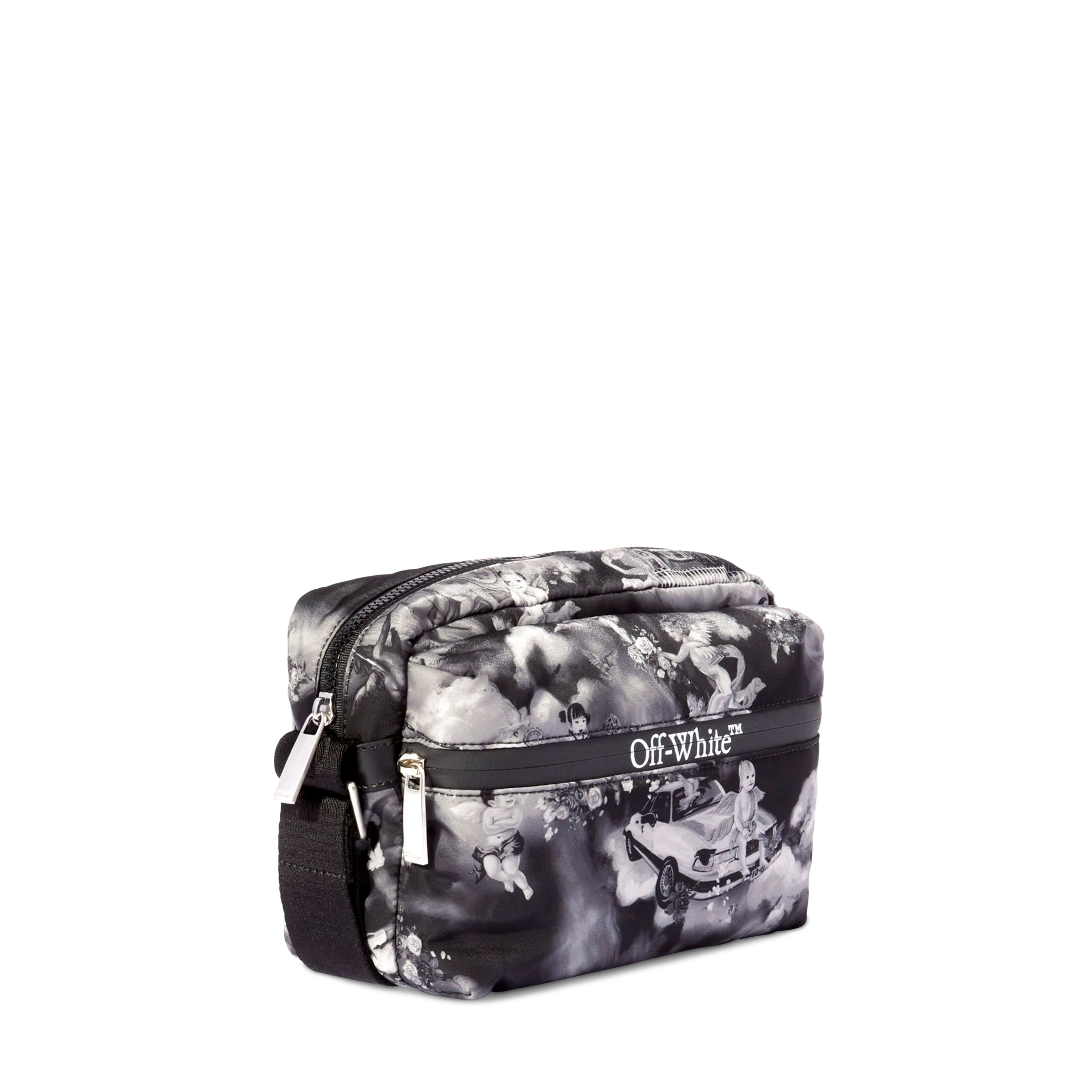 Bolso Negro Off-White Outdoor Camera Fresco Print 