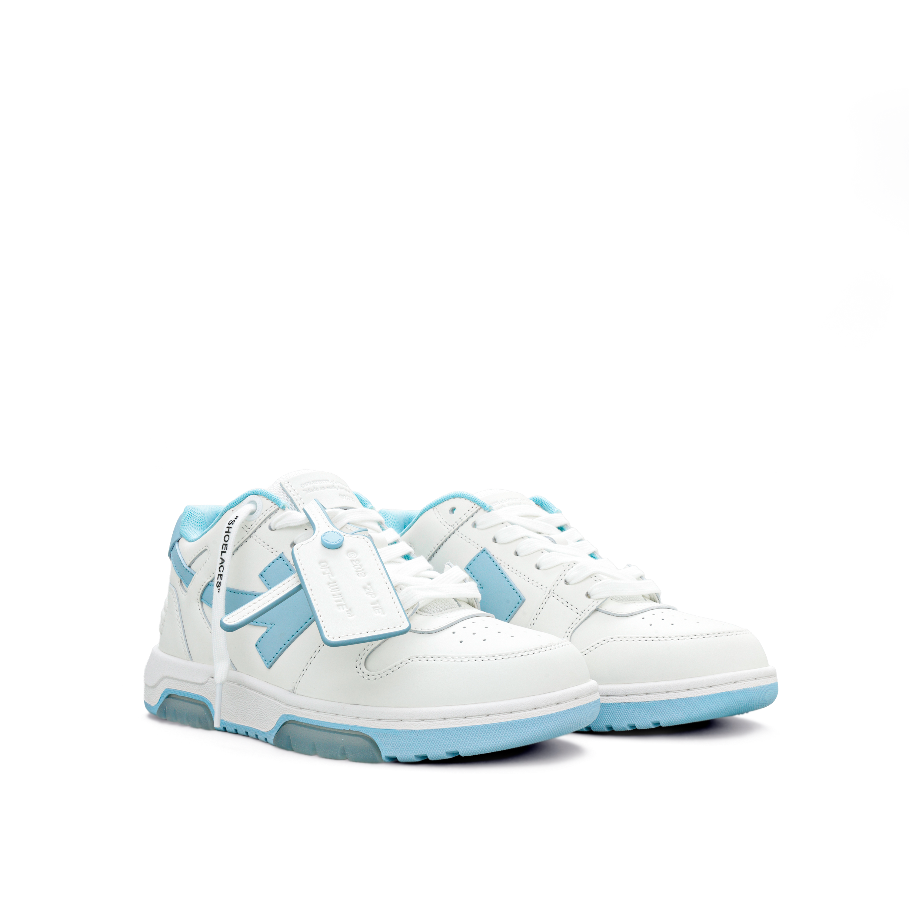 Sneakers Blancos Off-White Celeste "OOO"